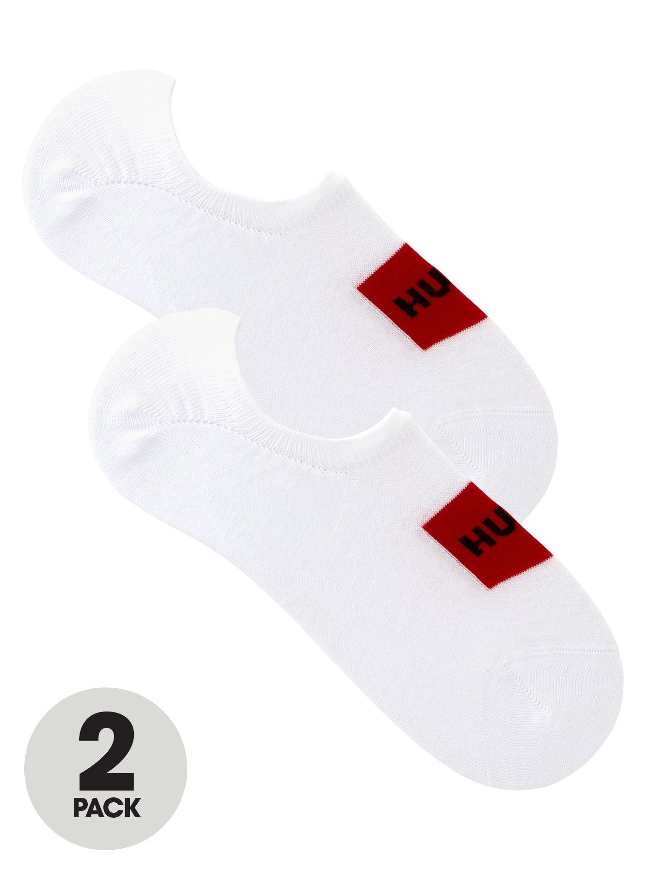 hugo-2-pack-large-logo-trainer-liner-socks-white