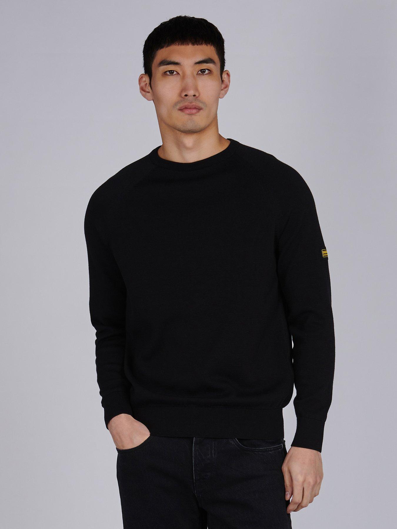 barbour-international-cotton-crew-neck-jumper-black