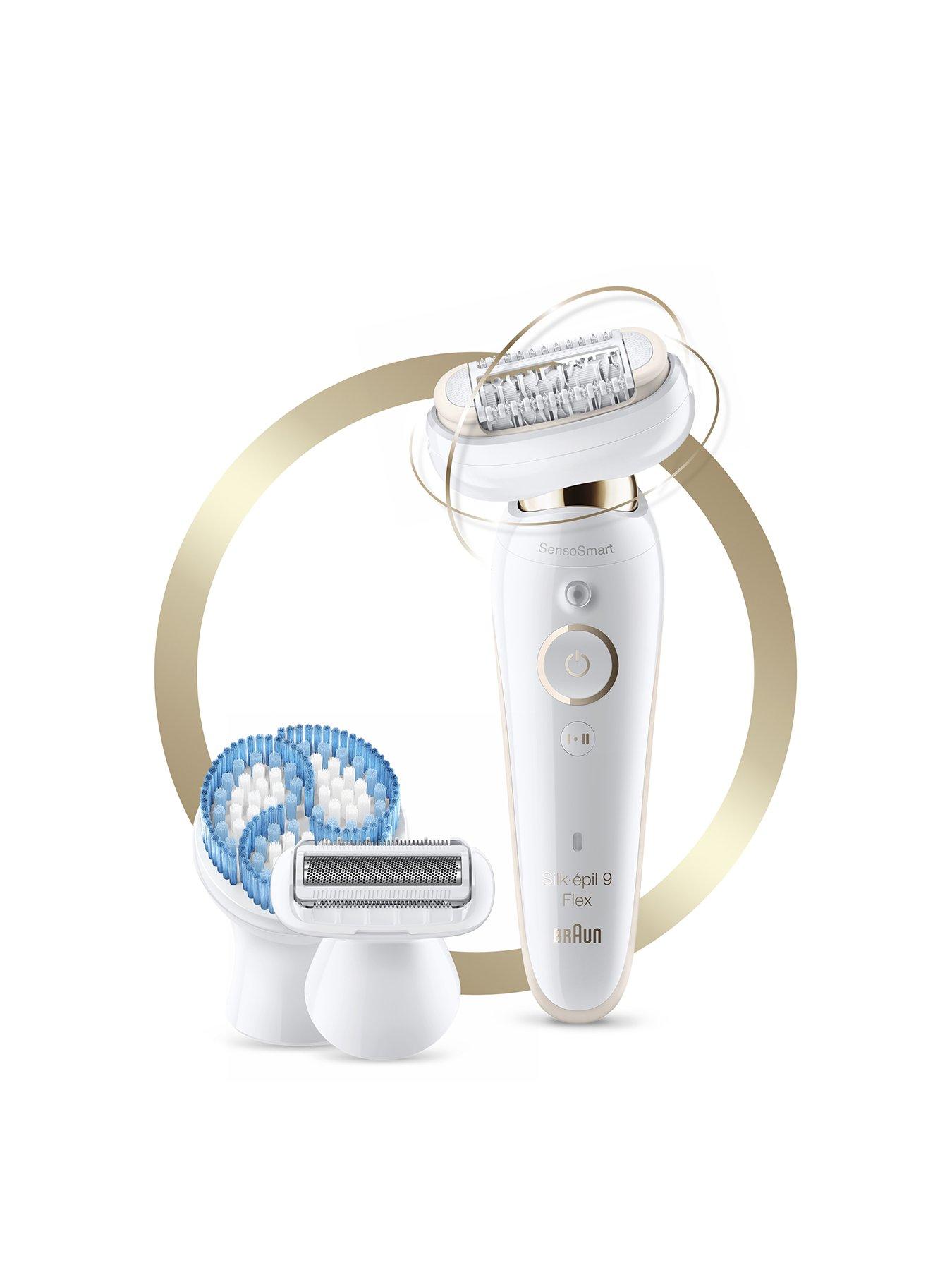 Braun Silk-Epil 9 ,Wet and Dry Epilator with 8 extras included Braun  FaceSpa - eXtra