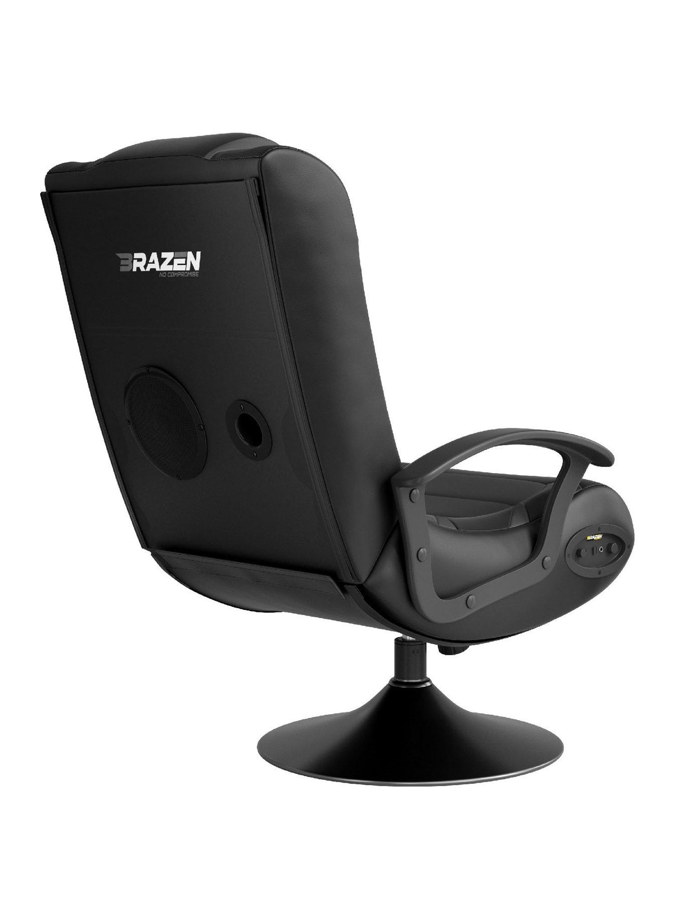 Image 3 of 5 of BraZen Pride&nbsp;2.1 Bluetooth Junior&nbsp;Gaming Chair&nbsp;-&nbsp;Black and Grey