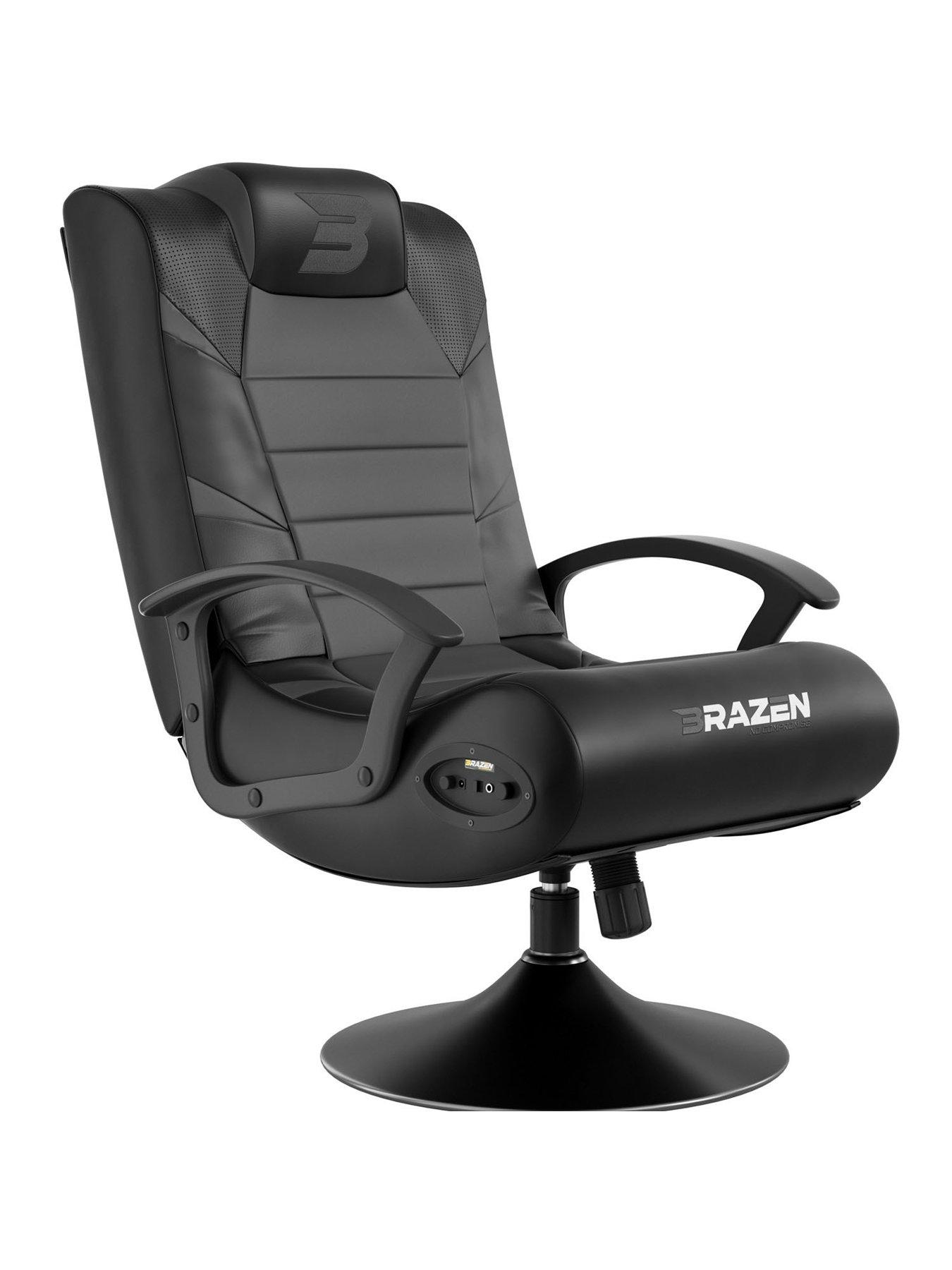Image 5 of 5 of BraZen Pride&nbsp;2.1 Bluetooth Junior&nbsp;Gaming Chair&nbsp;-&nbsp;Black and Grey