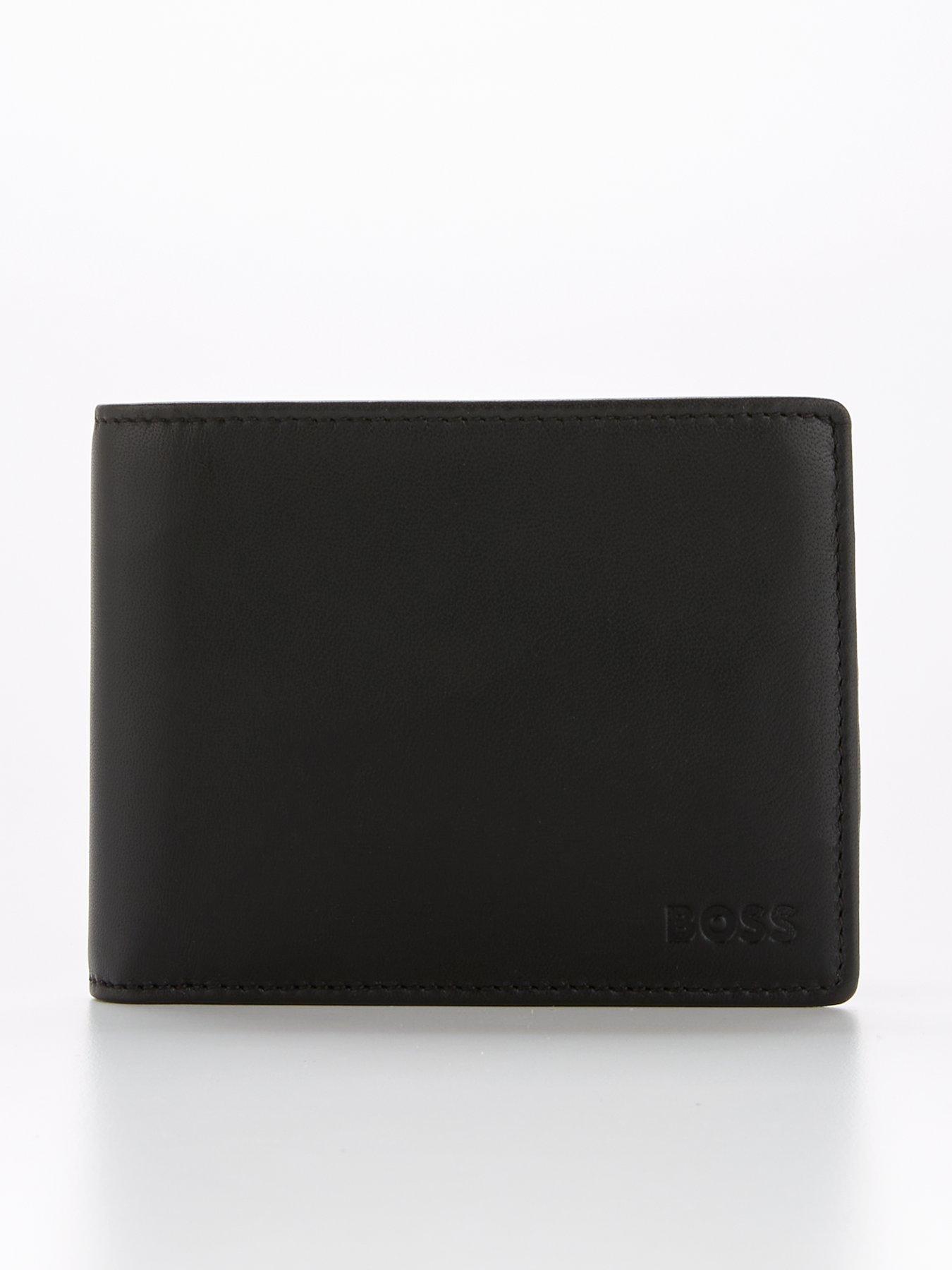 Mens wallet with outlet coin section