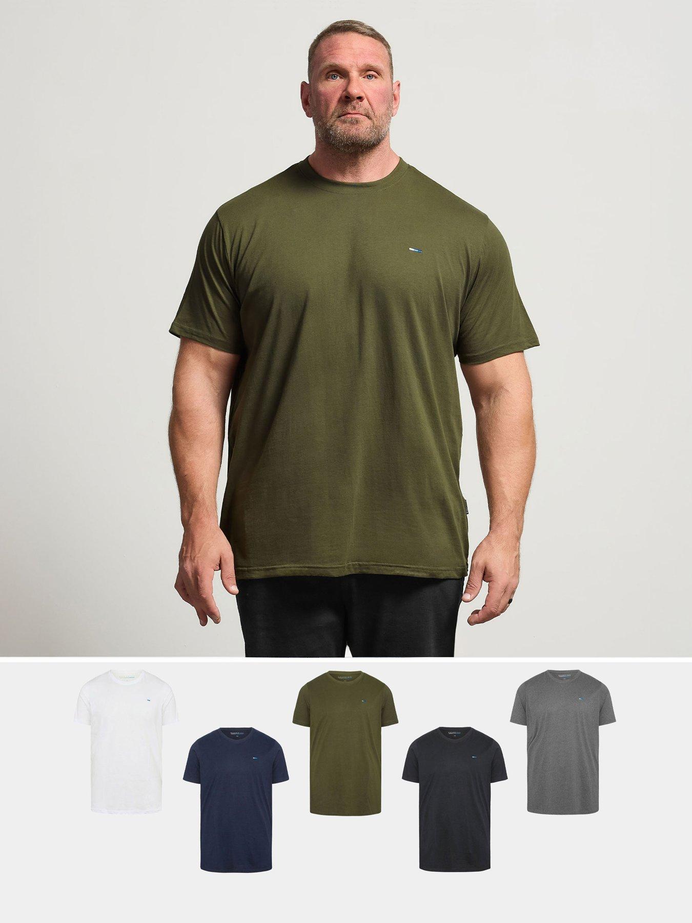 badrhino-5-pack-short-sleeve-t-shirt-multi