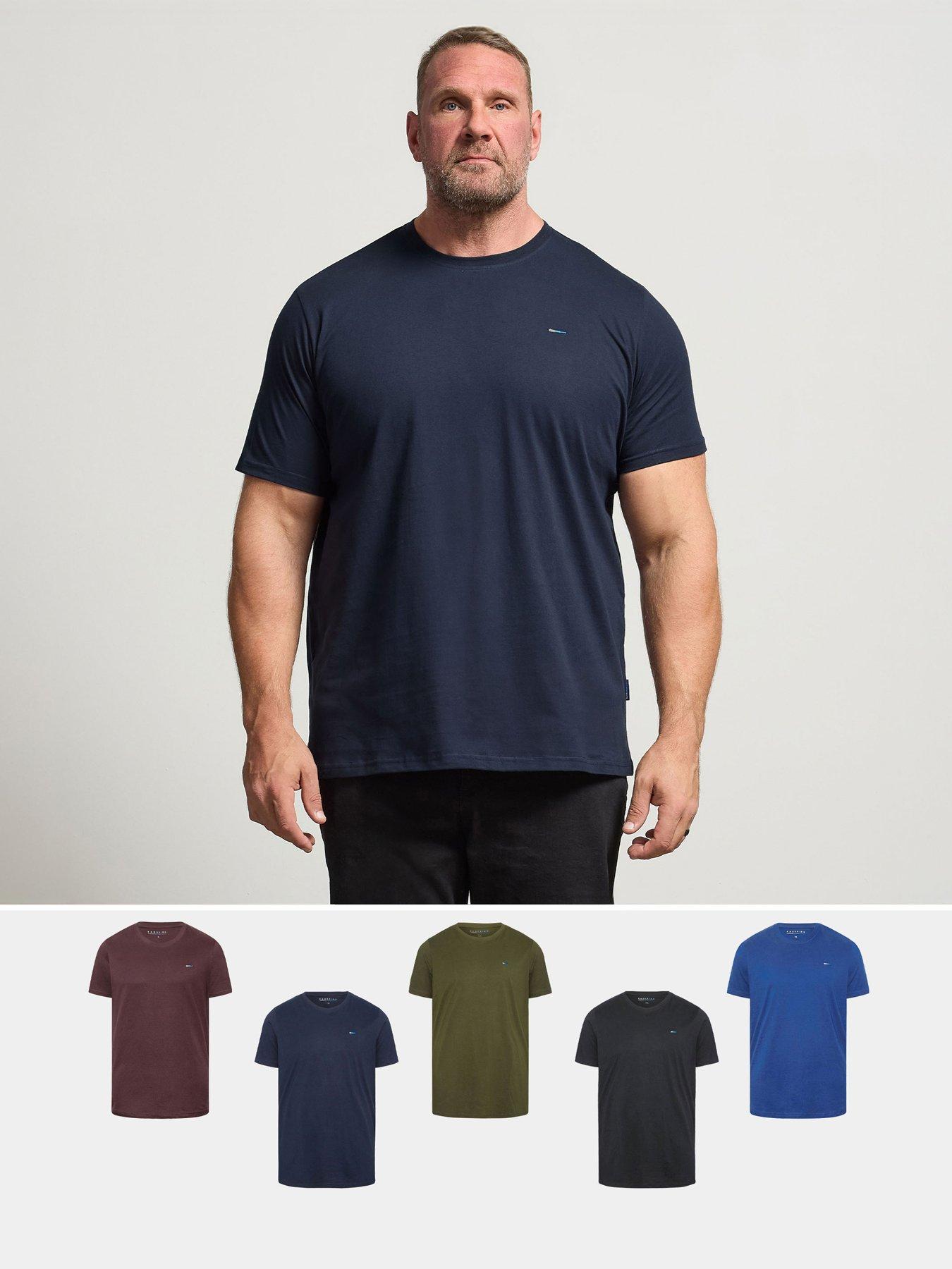Image 1 of 6 of BadRhino 5 Pack Short Sleeve T-Shirt - Multi