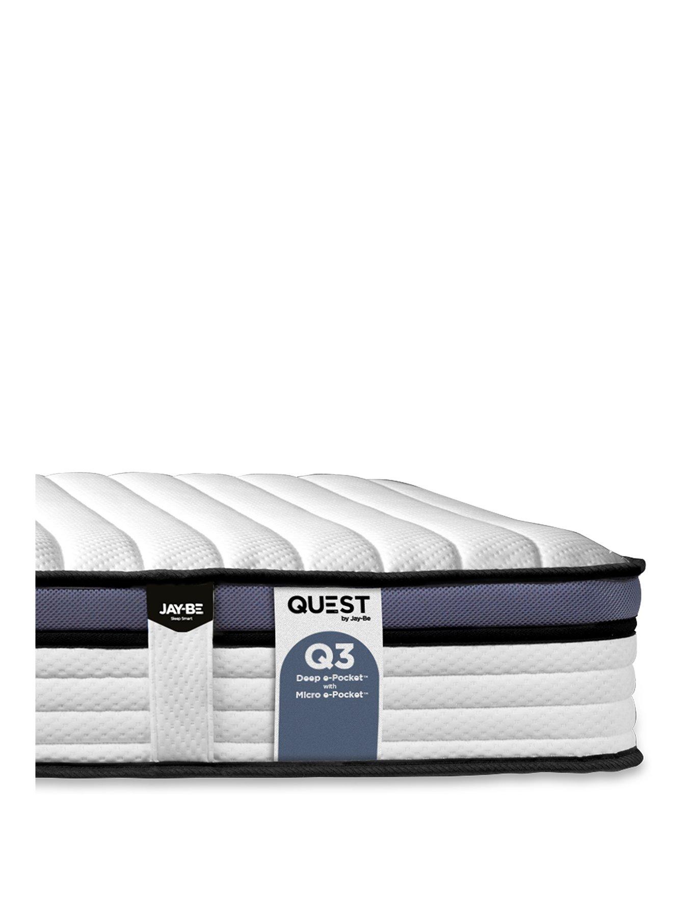 Image 1 of 8 of Jaybe Quest Q3 Epic Comfort Deep E-Pocket &amp; Micro E-Pocket Single Mattress
