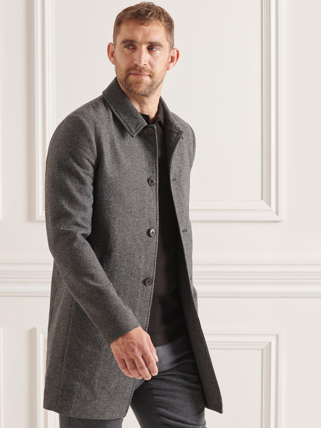 Mens light 2025 wool jacket