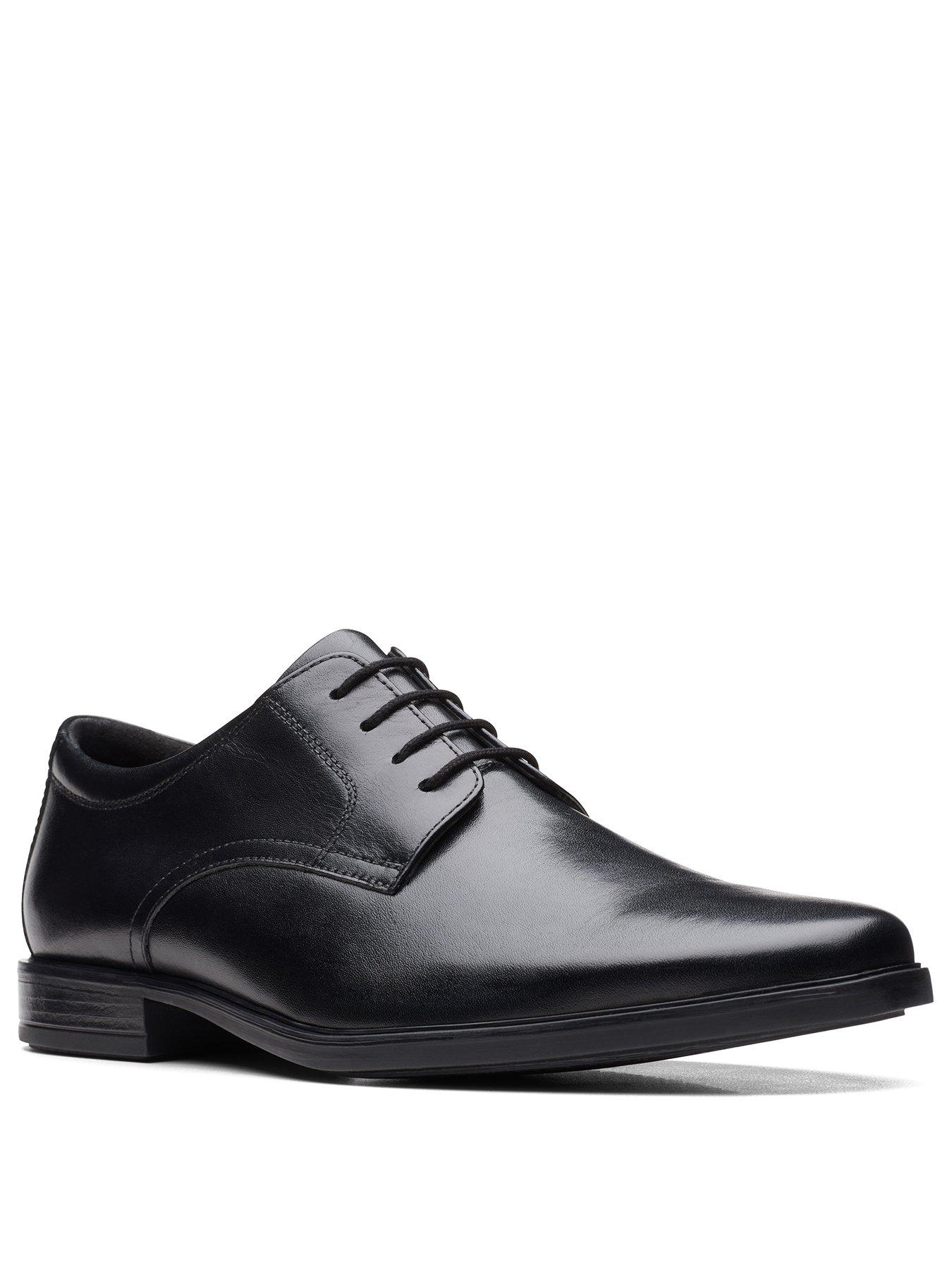 Clarks black oxford shoes best sale