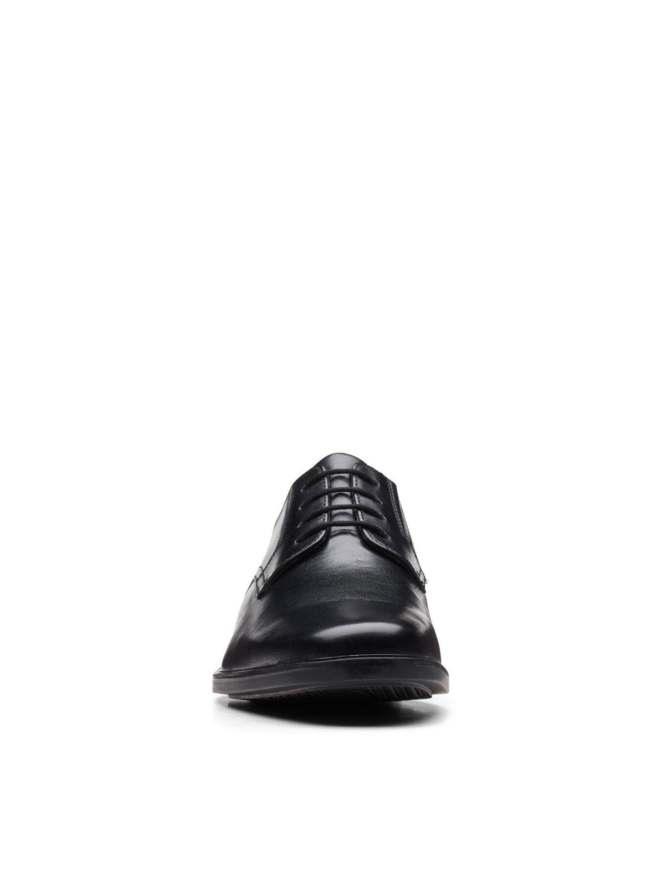 Image 6 of 6 of Clarks Mens Howard Walk Lace-Up Cushion Plus Oxford Shoes - Black