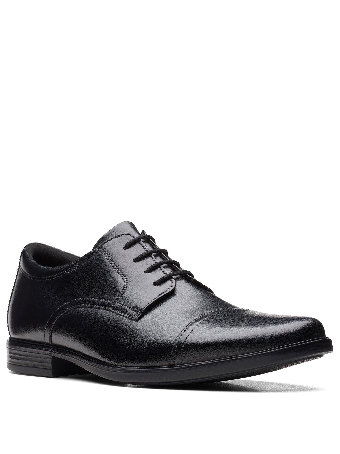 Image 1 of 6 of Clarks Howard Cap Oxford Shoes - Black
