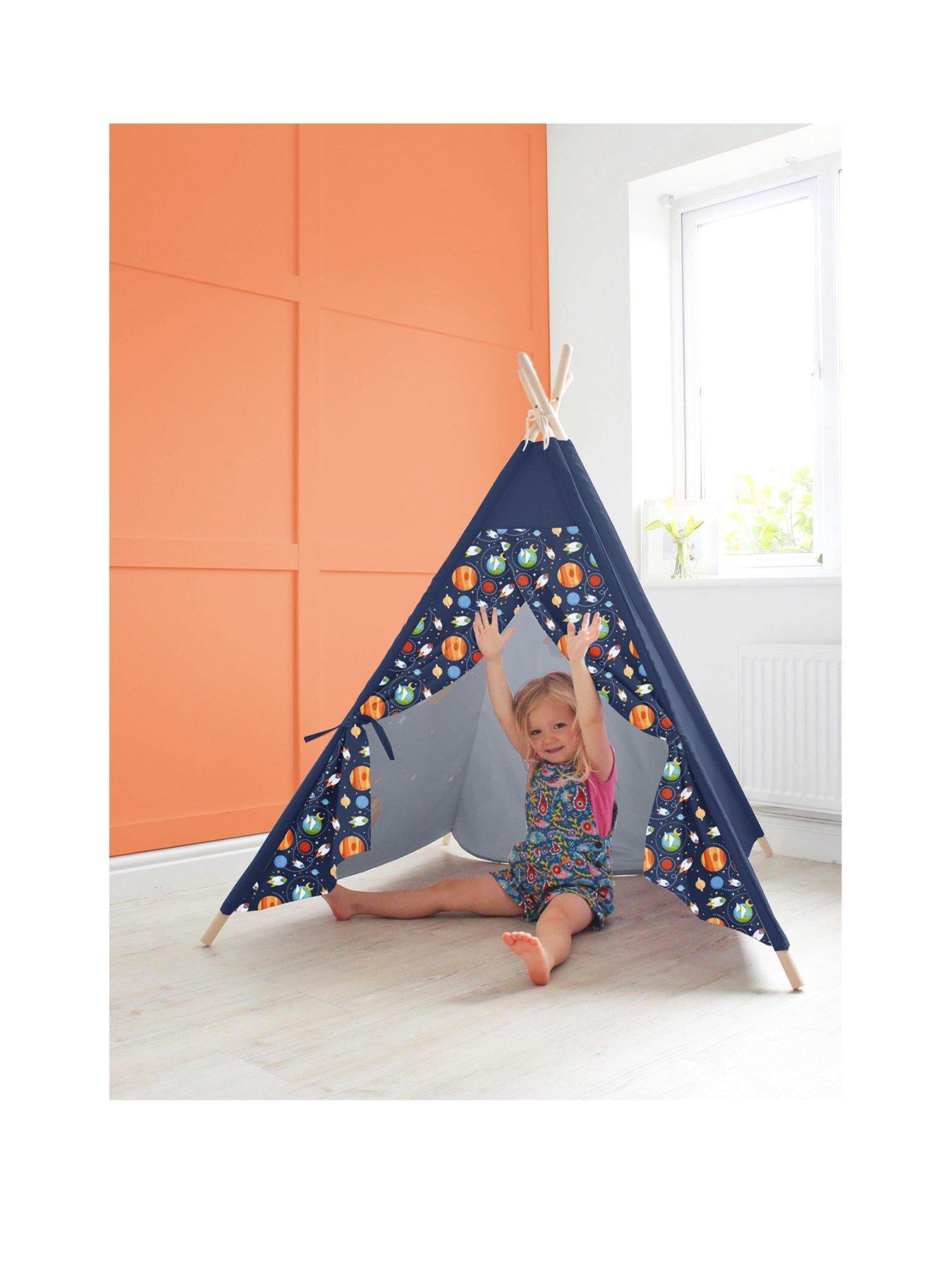 Image 1 of 6 of rucomfy Kids Teepee Play Tent - Outer Space