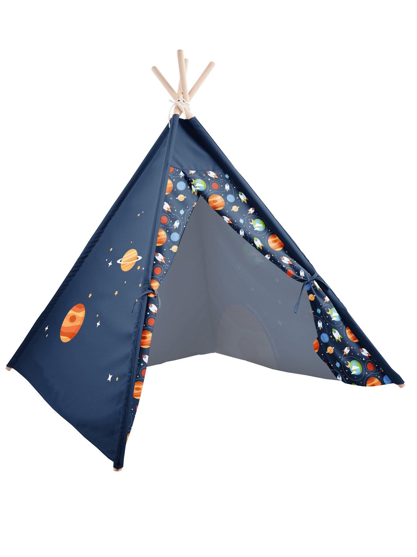 Image 4 of 6 of rucomfy Kids Teepee Play Tent - Outer Space