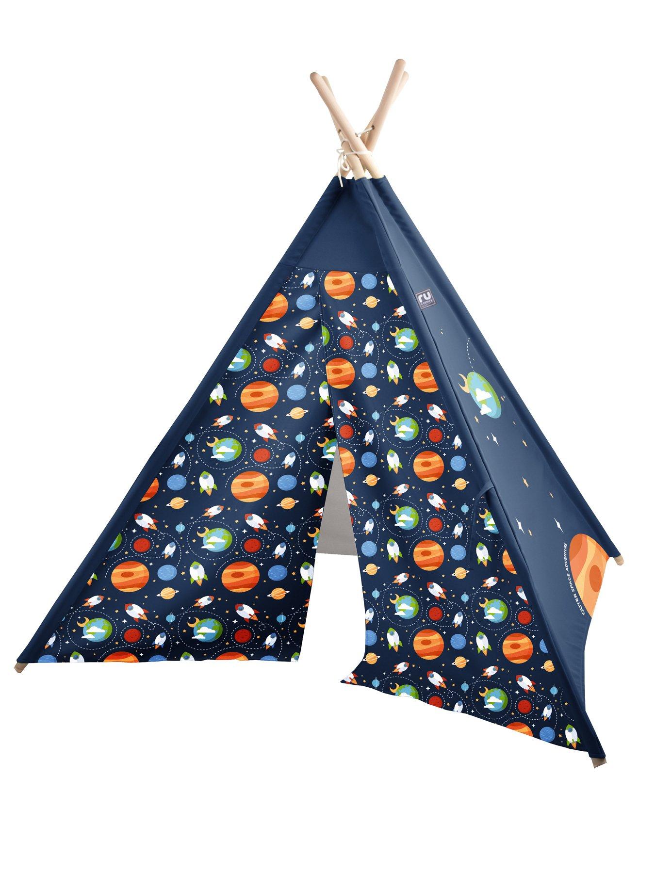 Image 5 of 6 of rucomfy Kids Teepee Play Tent - Outer Space
