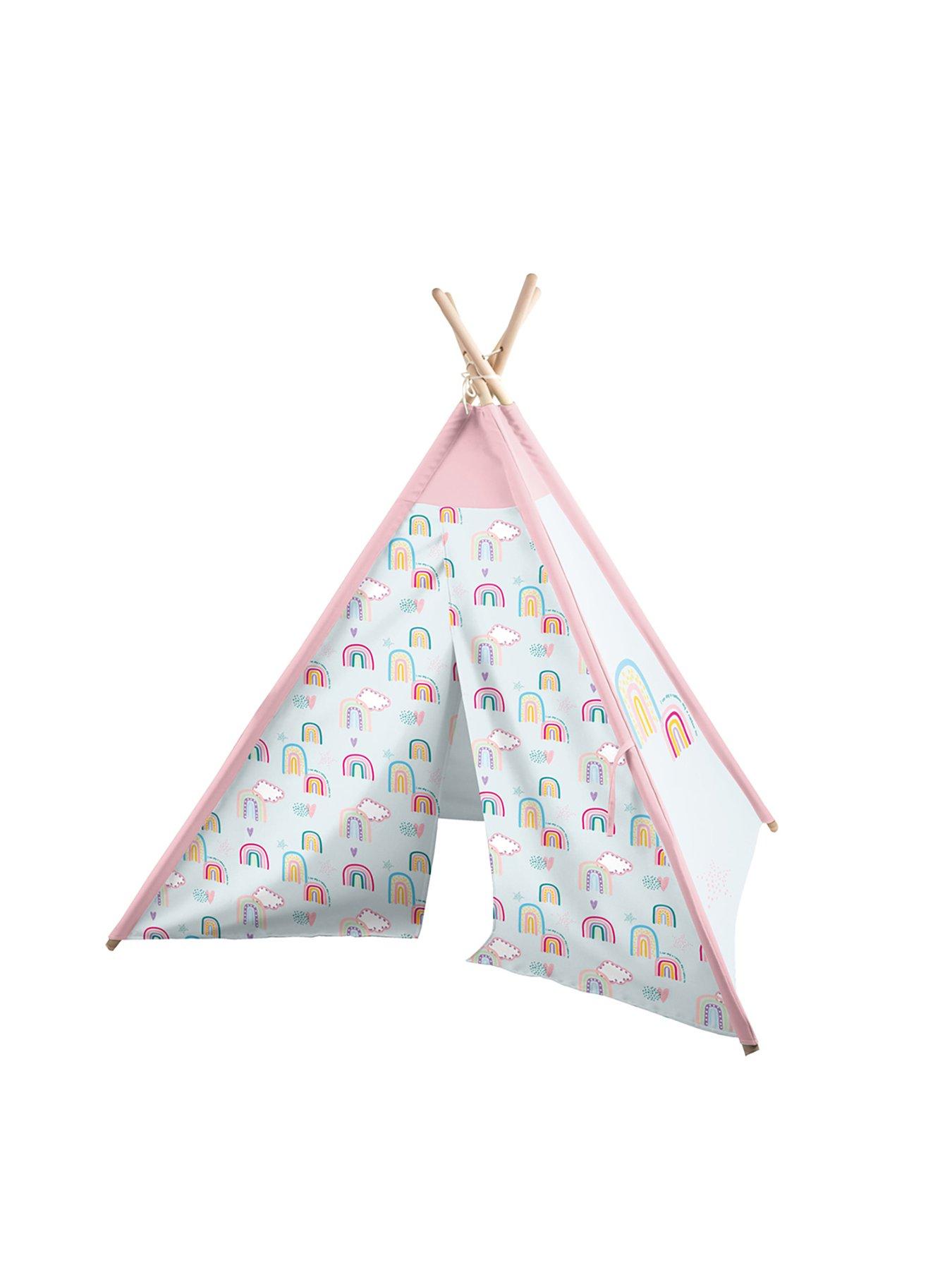 rucomfy-kids-teepee-play-tent-rainbow-skystillFront