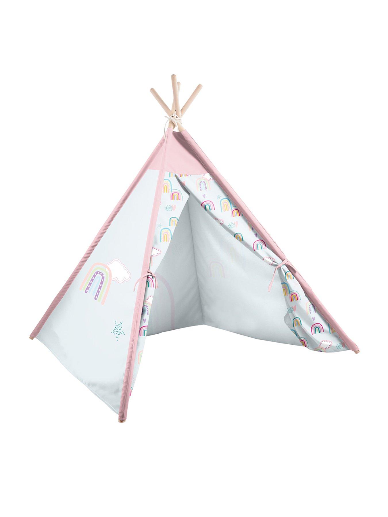 rucomfy-kids-teepee-play-tent-rainbow-skydetail