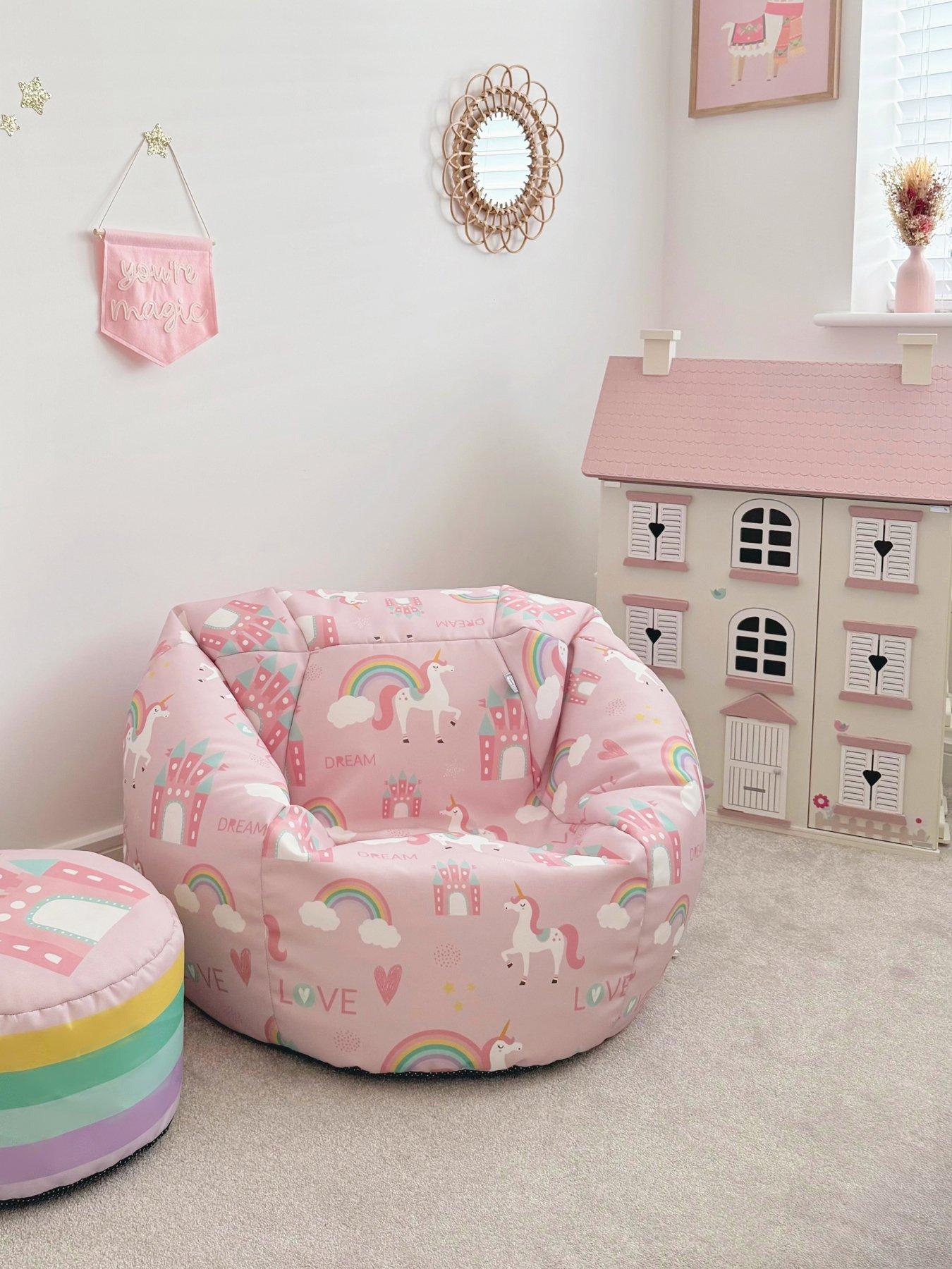 Image 3 of 5 of rucomfy Unicorn Castle Classic Children's Beanbag
