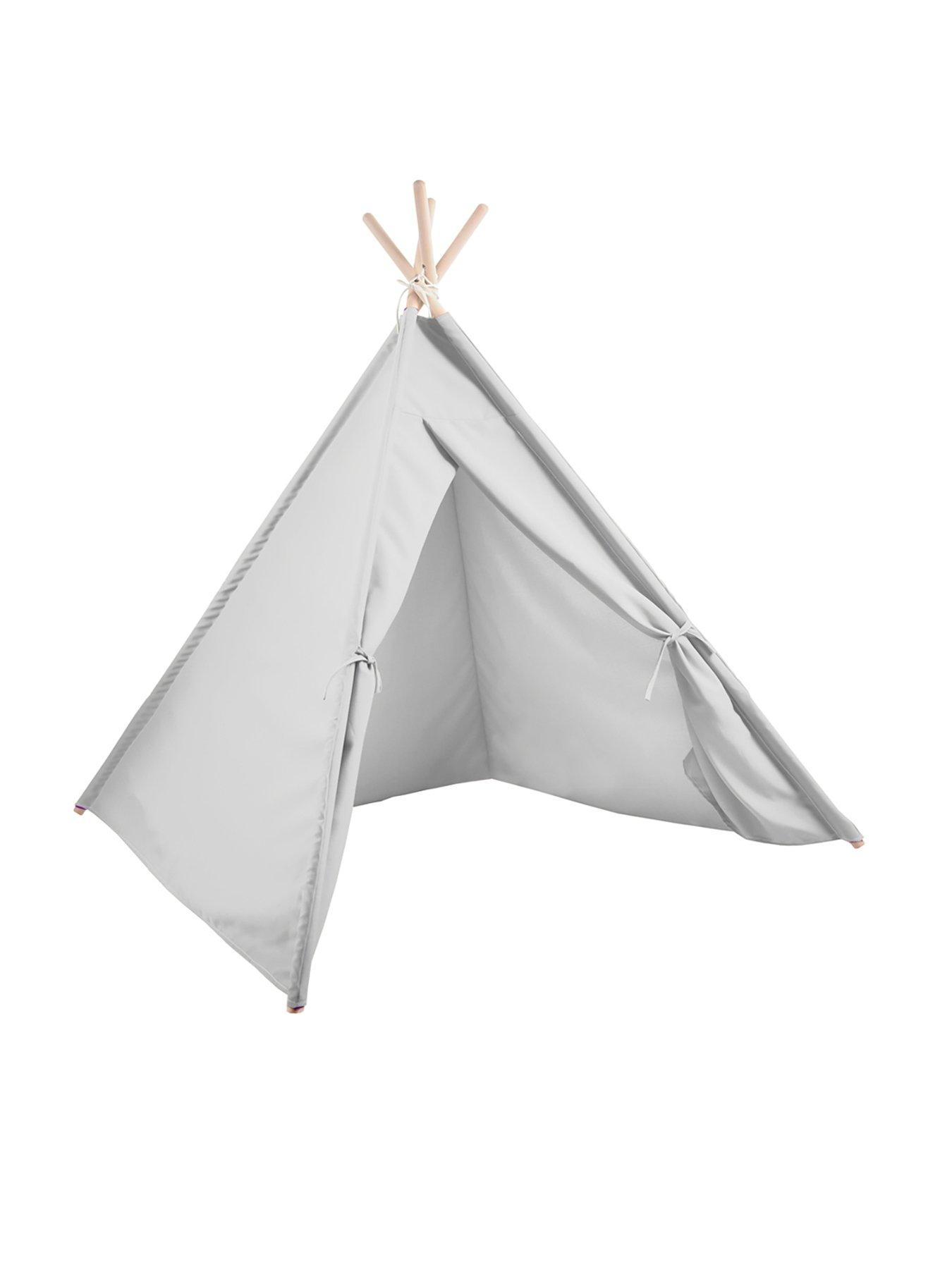 Image 3 of 5 of rucomfy Kids Teepee Play Tent - Grey