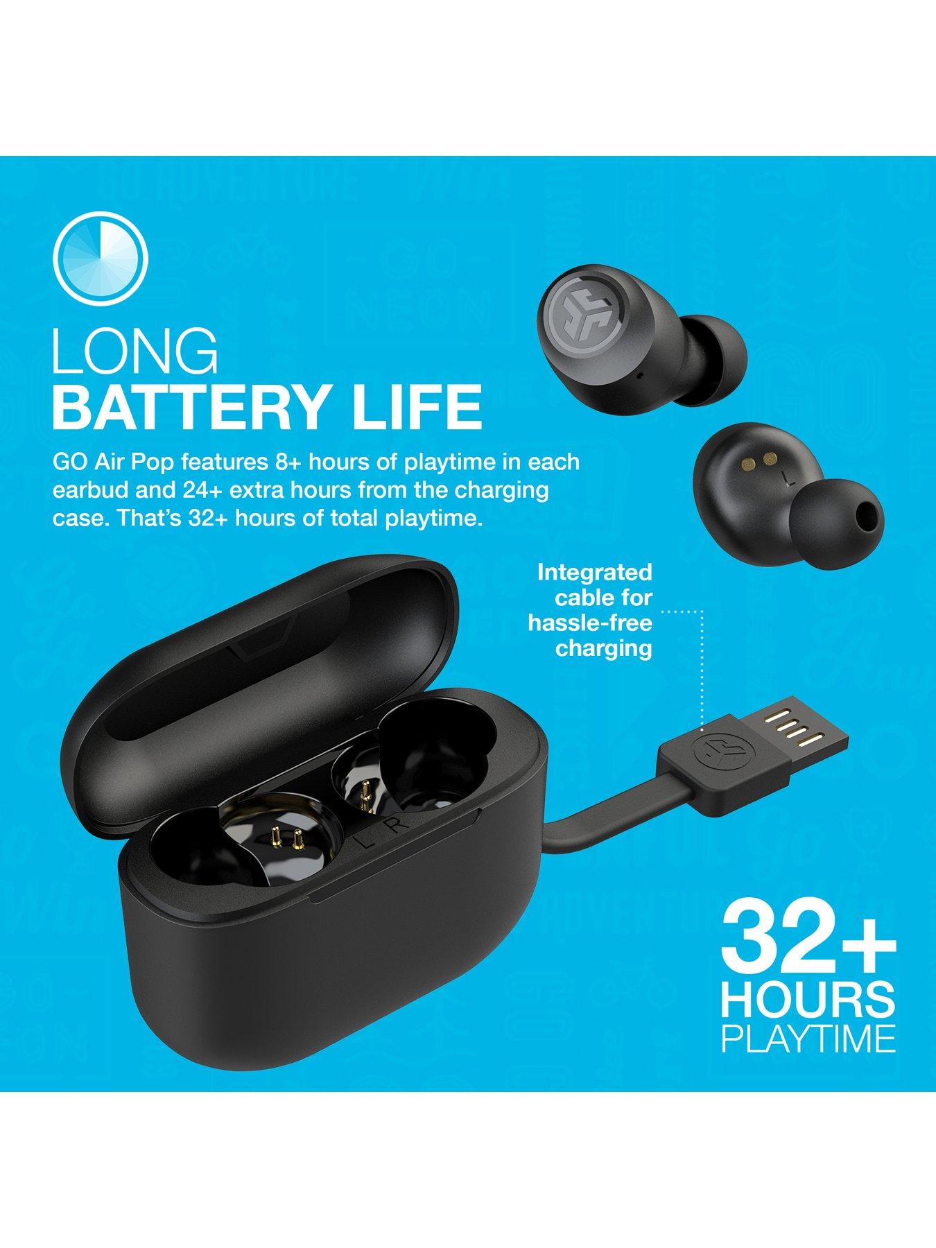 Jlab go air battery life sale