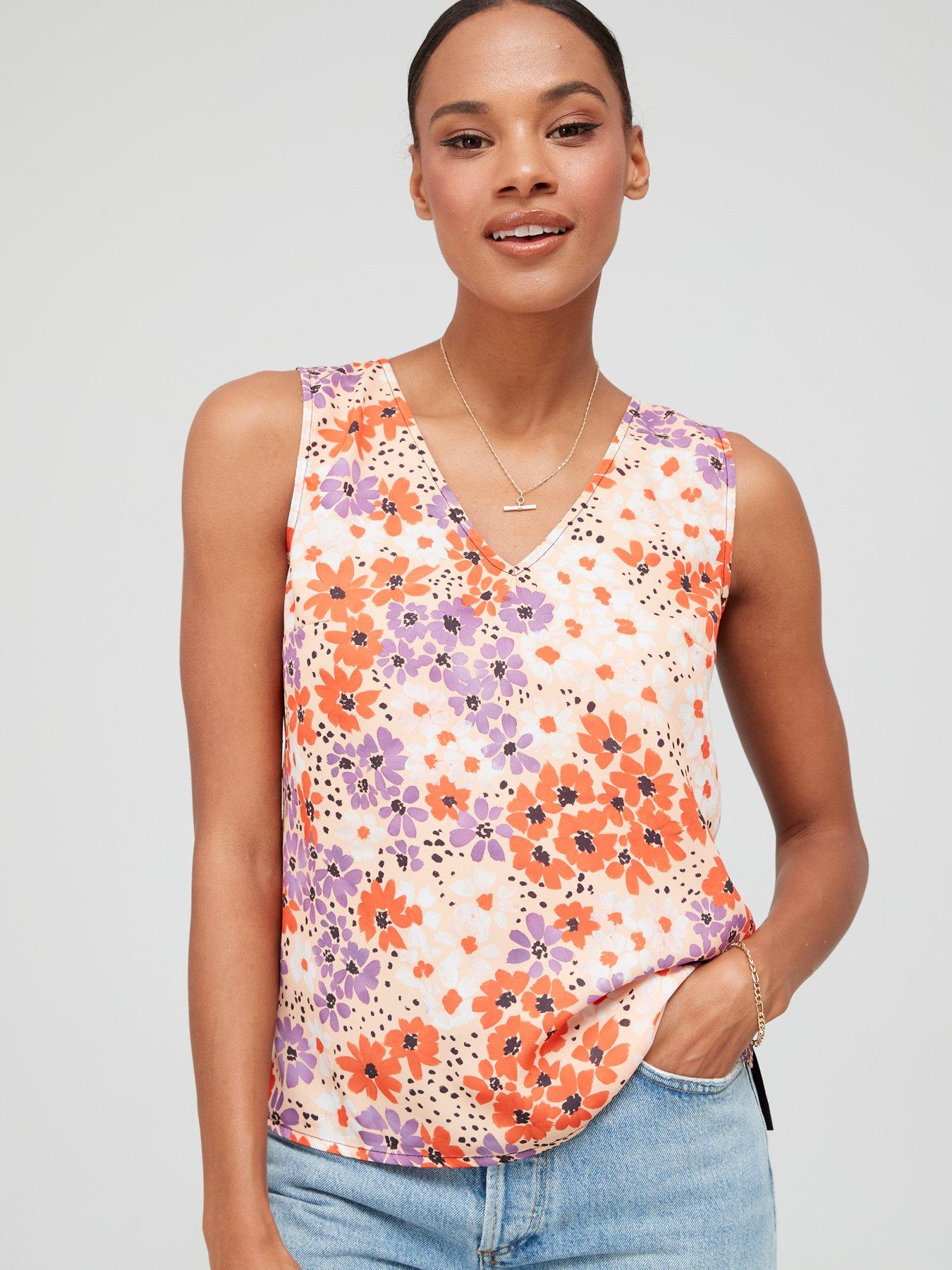 ditsy vest top