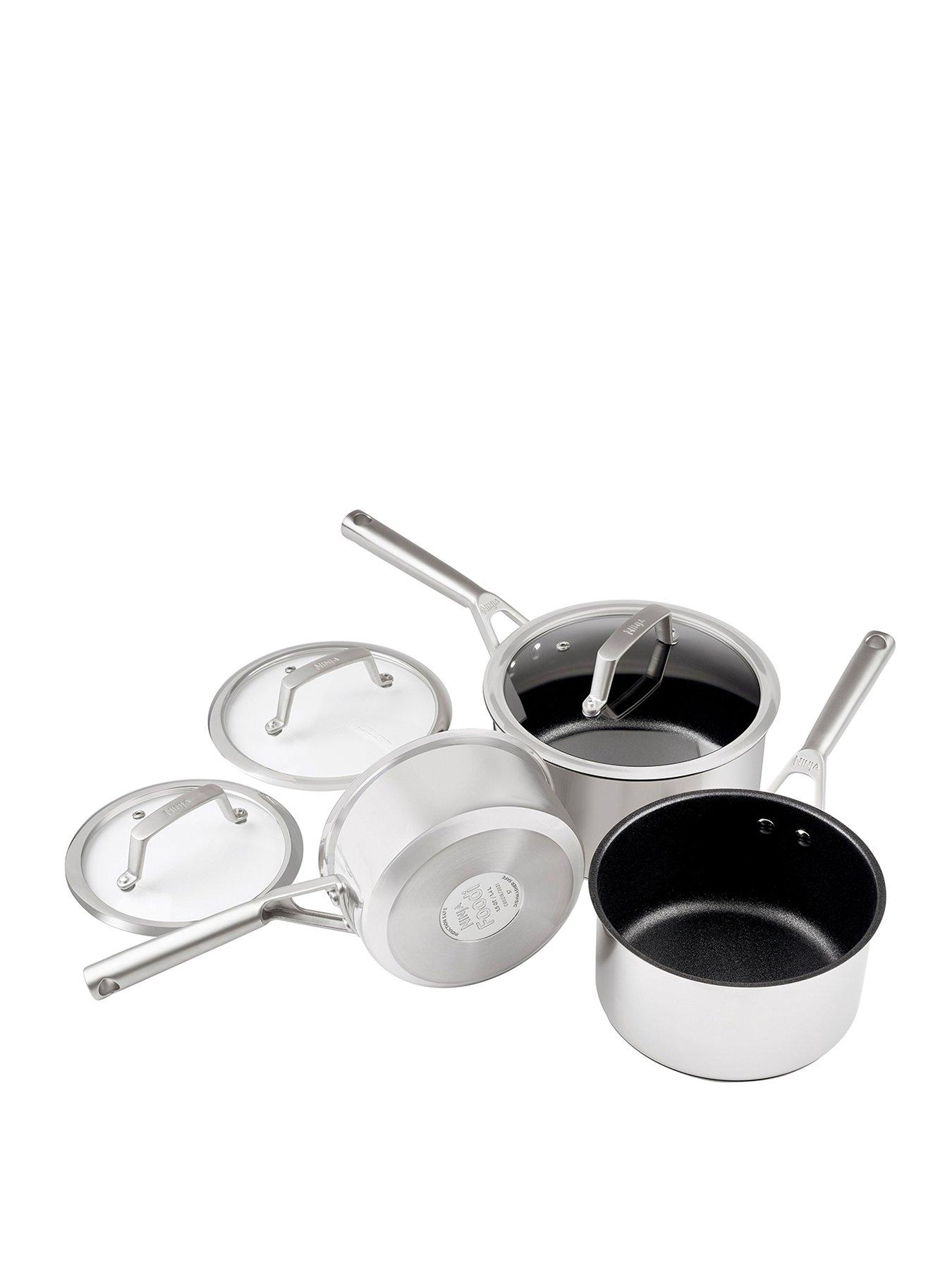 ninja-foodi-zerostick-stainless-steel-3-piece-pan-set-161820cm-saucepans-non-stick--nbspc63000uk