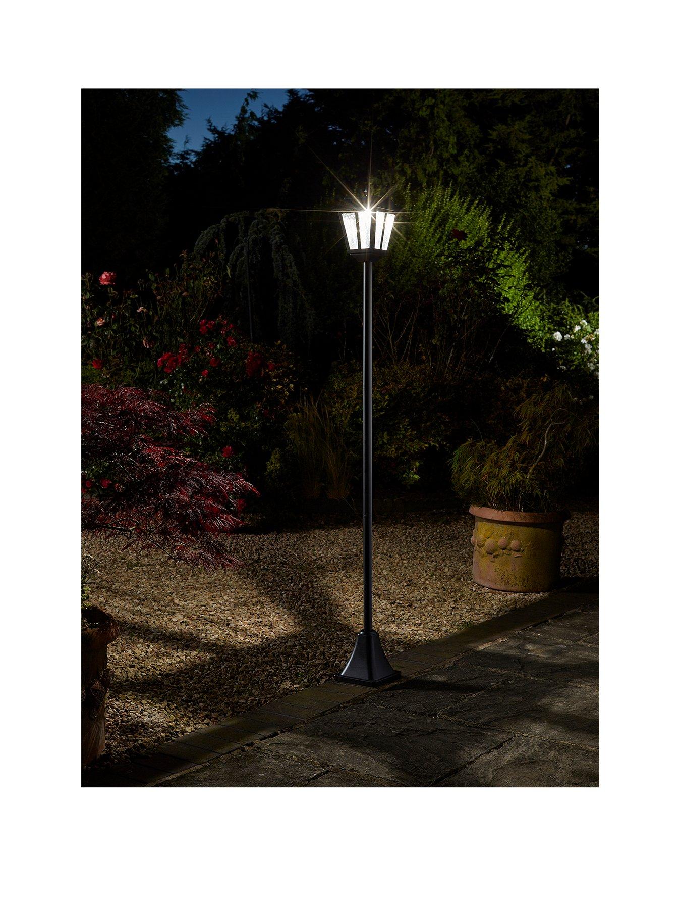 Smart Solar Whitehall Solar Lamp Post with 365 Technology - 100 Lumen Output