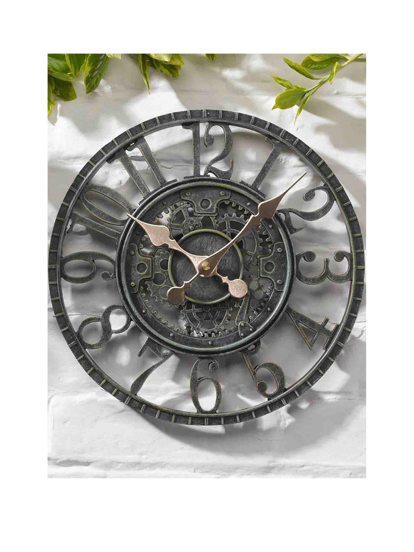 Image 1 of 1 of Smart Garden Newby Mechanical Verdigris 12"Clock