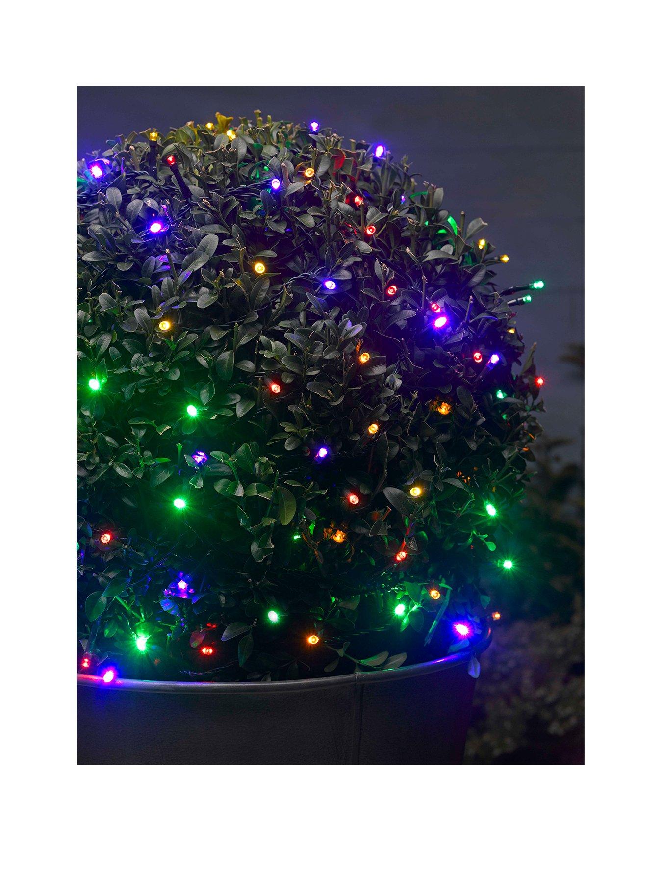 Image of Smart Solar 50 Multi Coloured LEDs String Lights