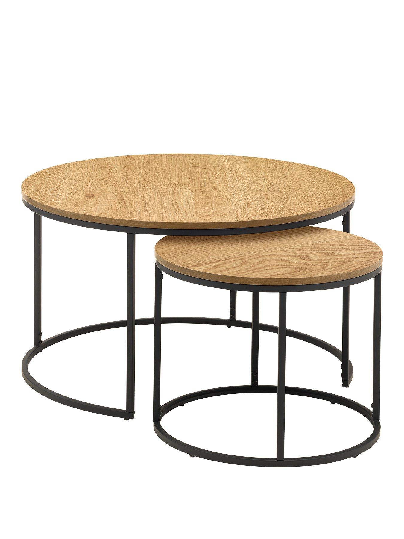 julian-bowen-bellini-round-nesting-coffee-tablestillFront