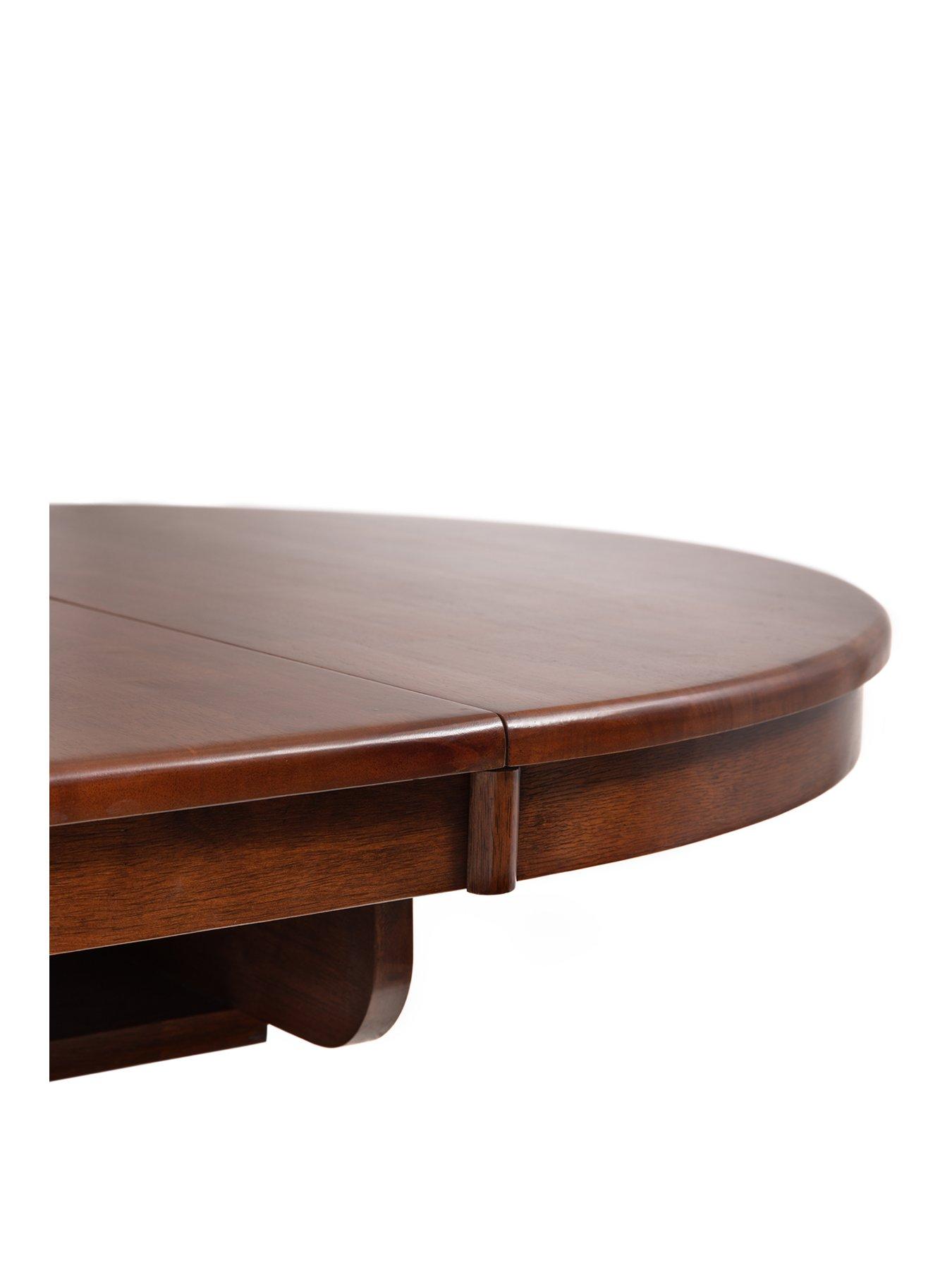 Image 3 of 3 of Julian Bowen Canterbury Round To Oval Extending Table