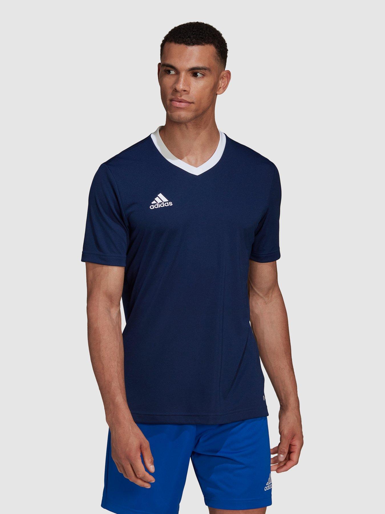 Image 1 of 4 of adidas Mens Entrada 22 Training Tee - Navy