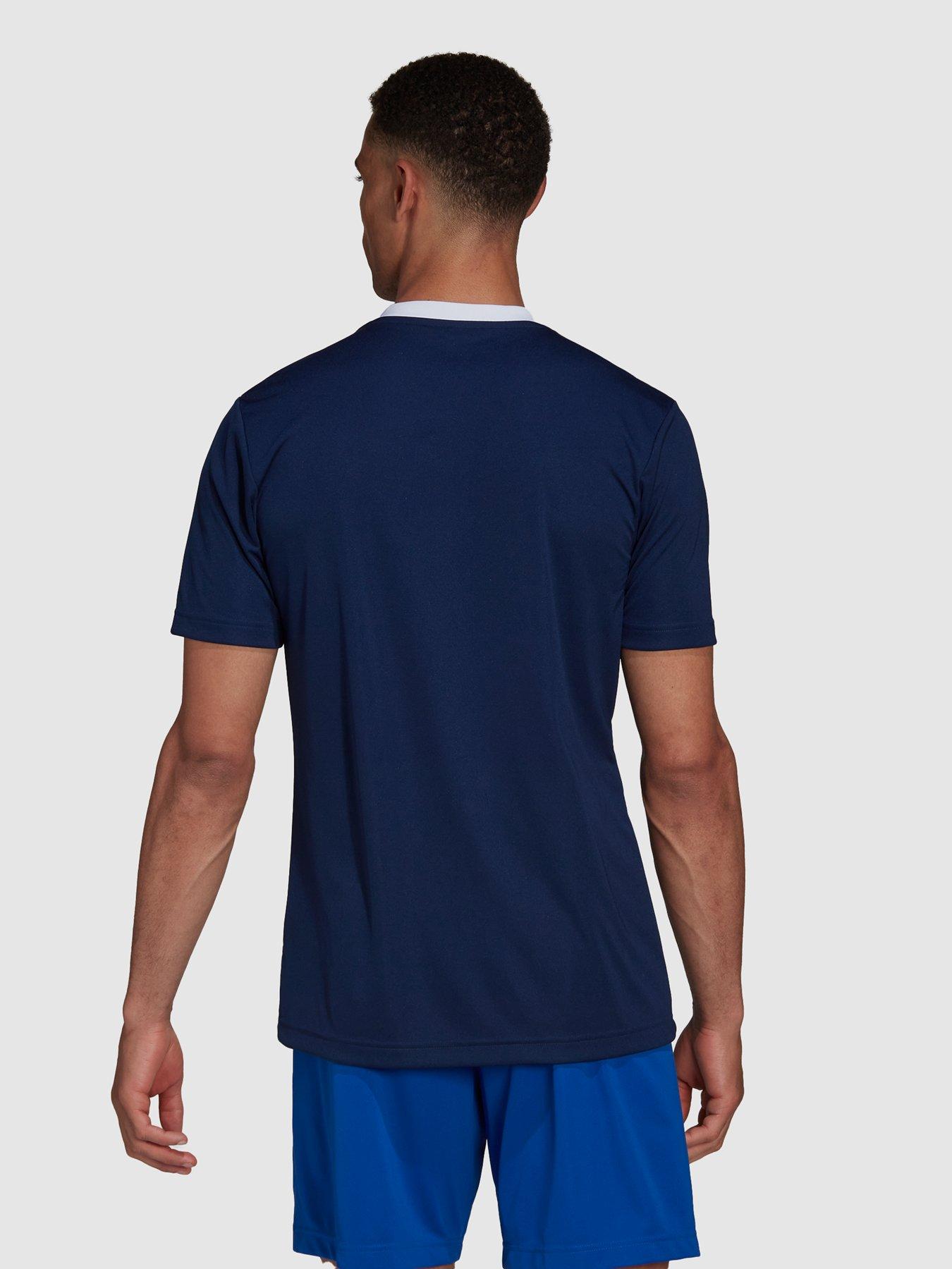 Image 2 of 4 of adidas Mens Entrada 22 Training Tee - Navy