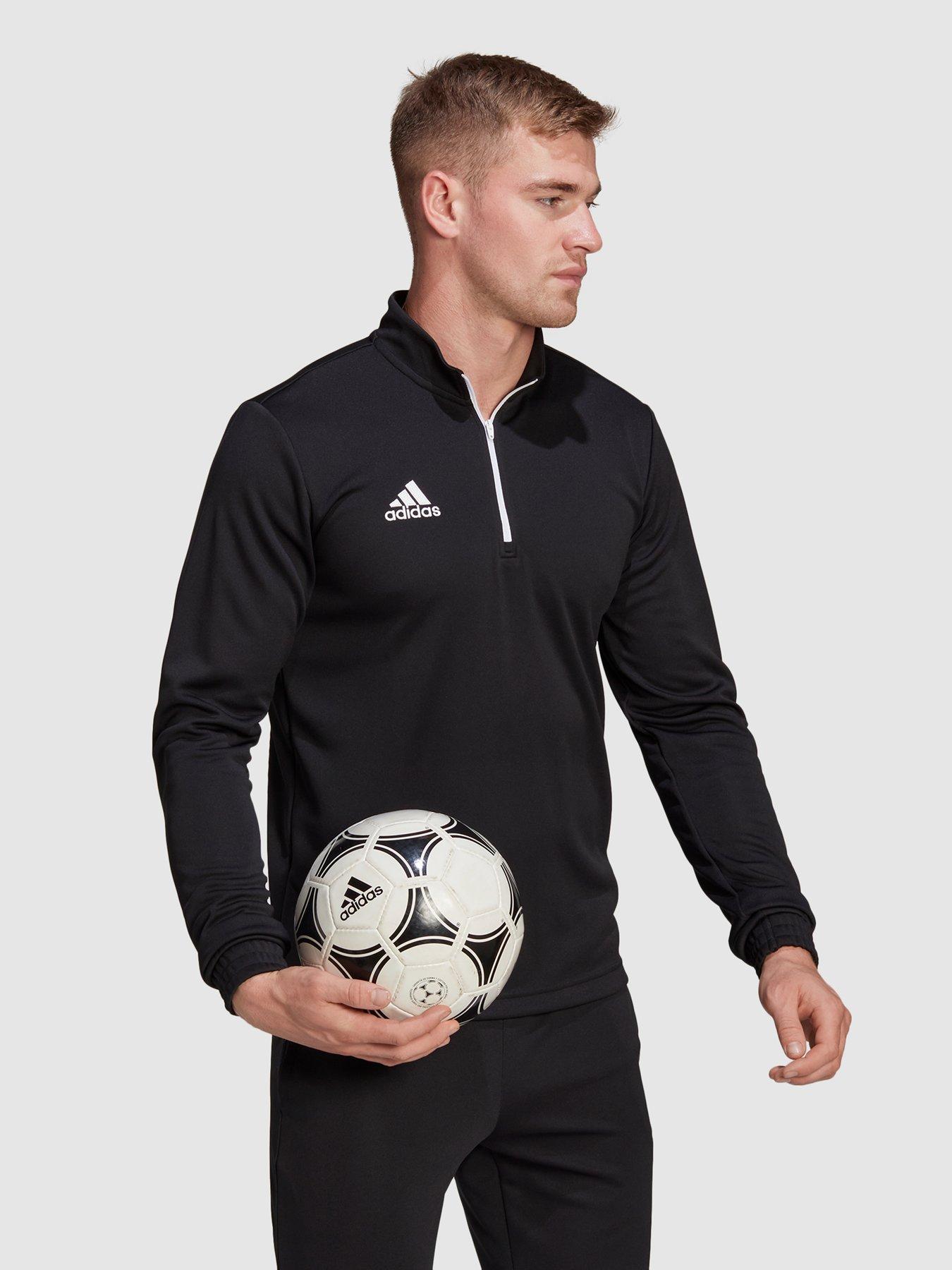 Image 3 of 4 of adidas Mens Entrada 22 Training 1/2 Zip Top - Black