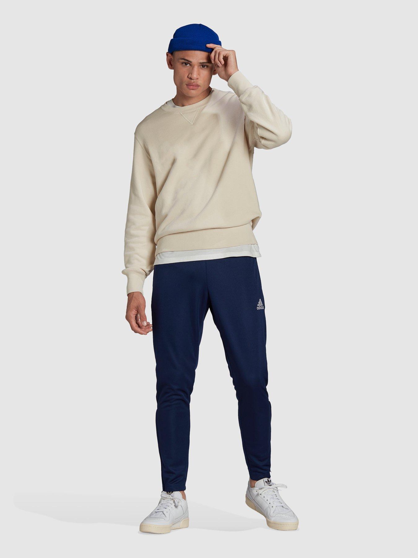 Navy blue adidas pants mens hot sale