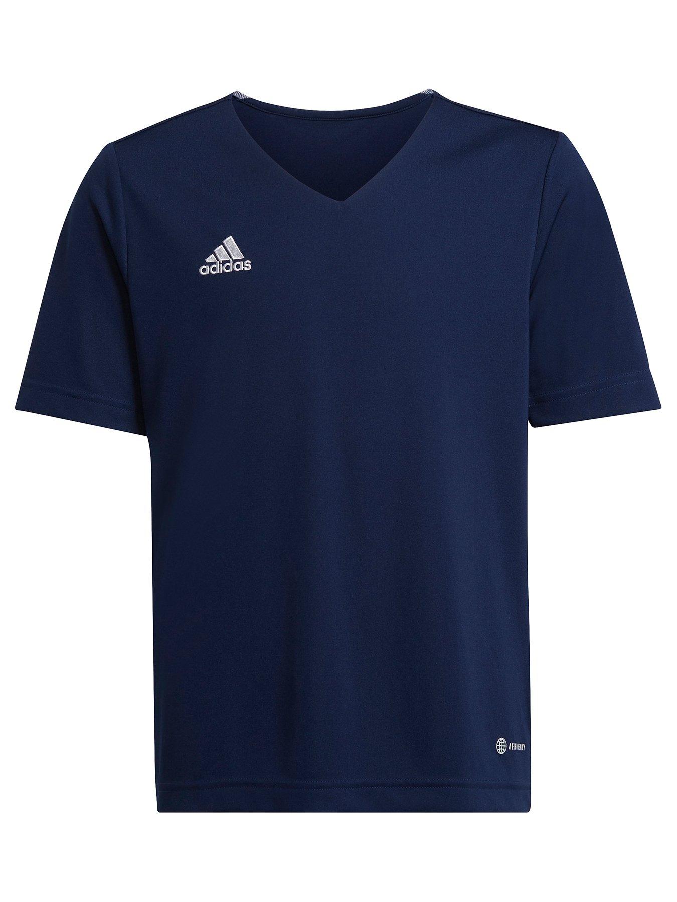 Image of adidas Youth Entrada 22 Training Tee - Navy