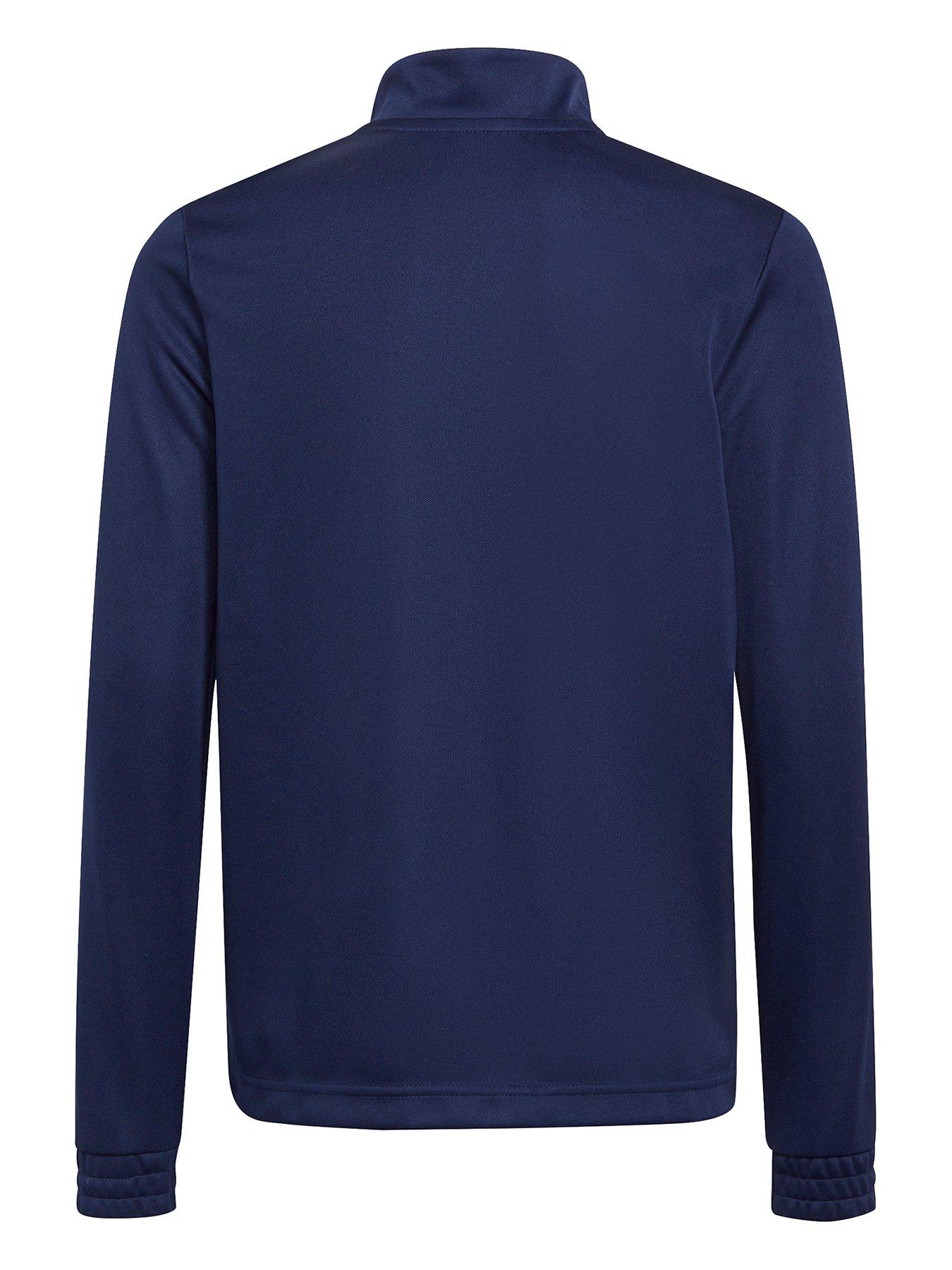 Image 2 of 3 of adidas Youth Entrada 22 Training 1/2 Zip Top - Navy
