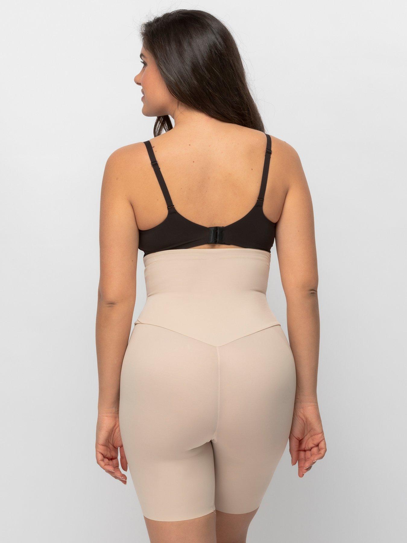 maidenform-firm-foundations-hi-waist-thigh-slimmer-latte-brownstillFront