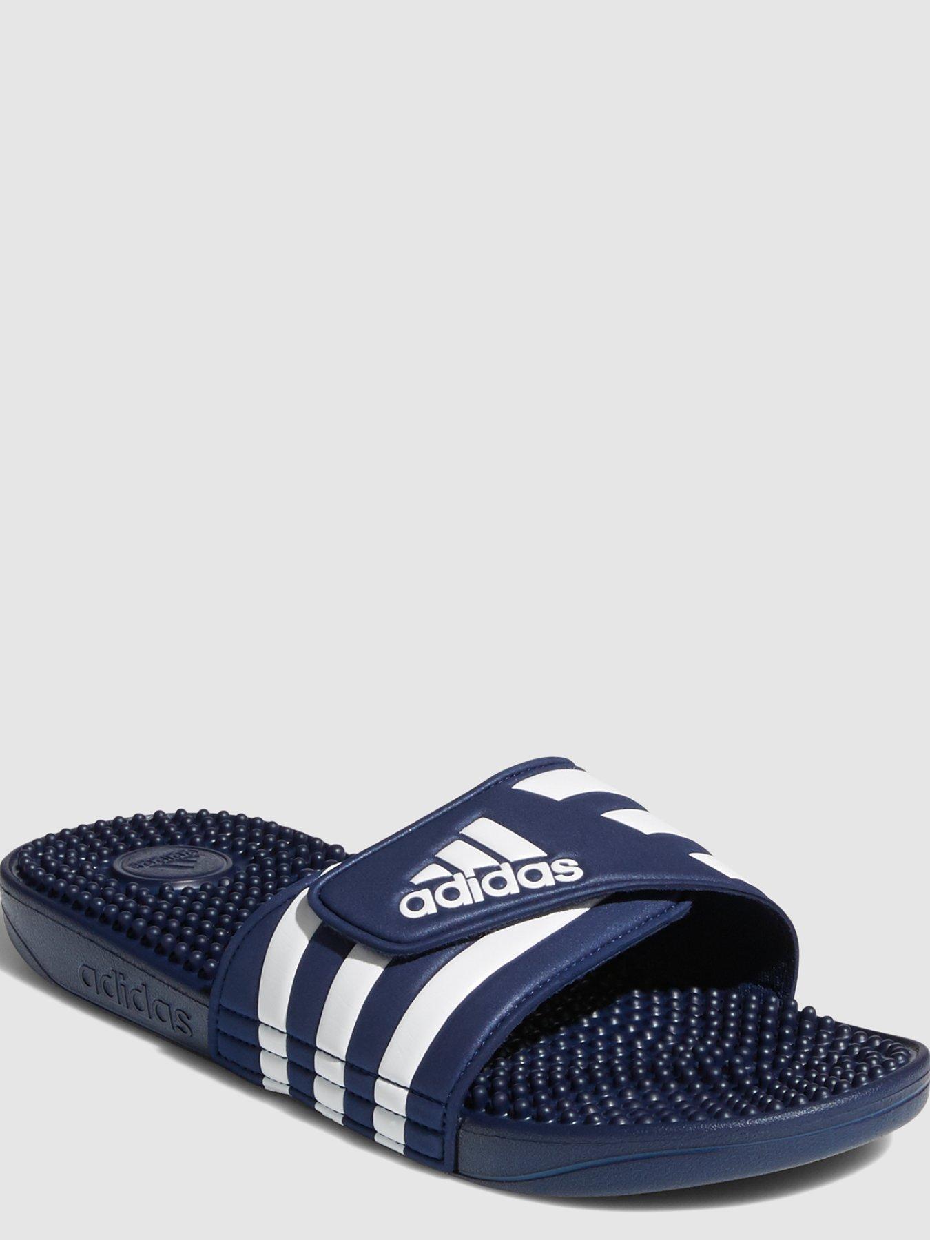 Image 3 of 6 of adidas Adissage - Blue/White