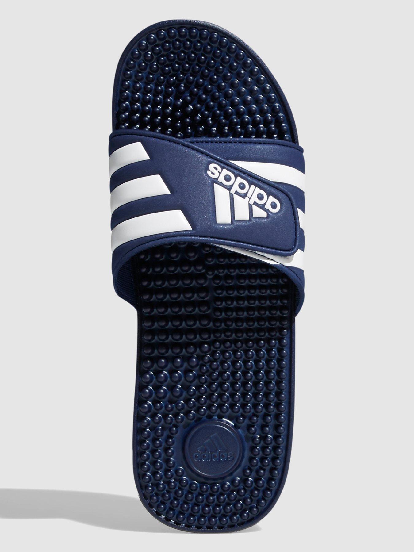 Image 4 of 6 of adidas Adissage - Blue/White