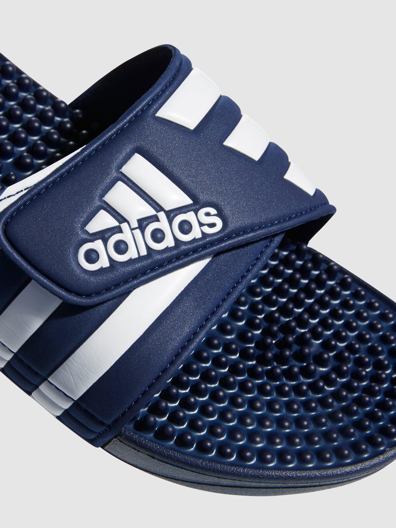 Image 6 of 6 of adidas Adissage - Blue/White