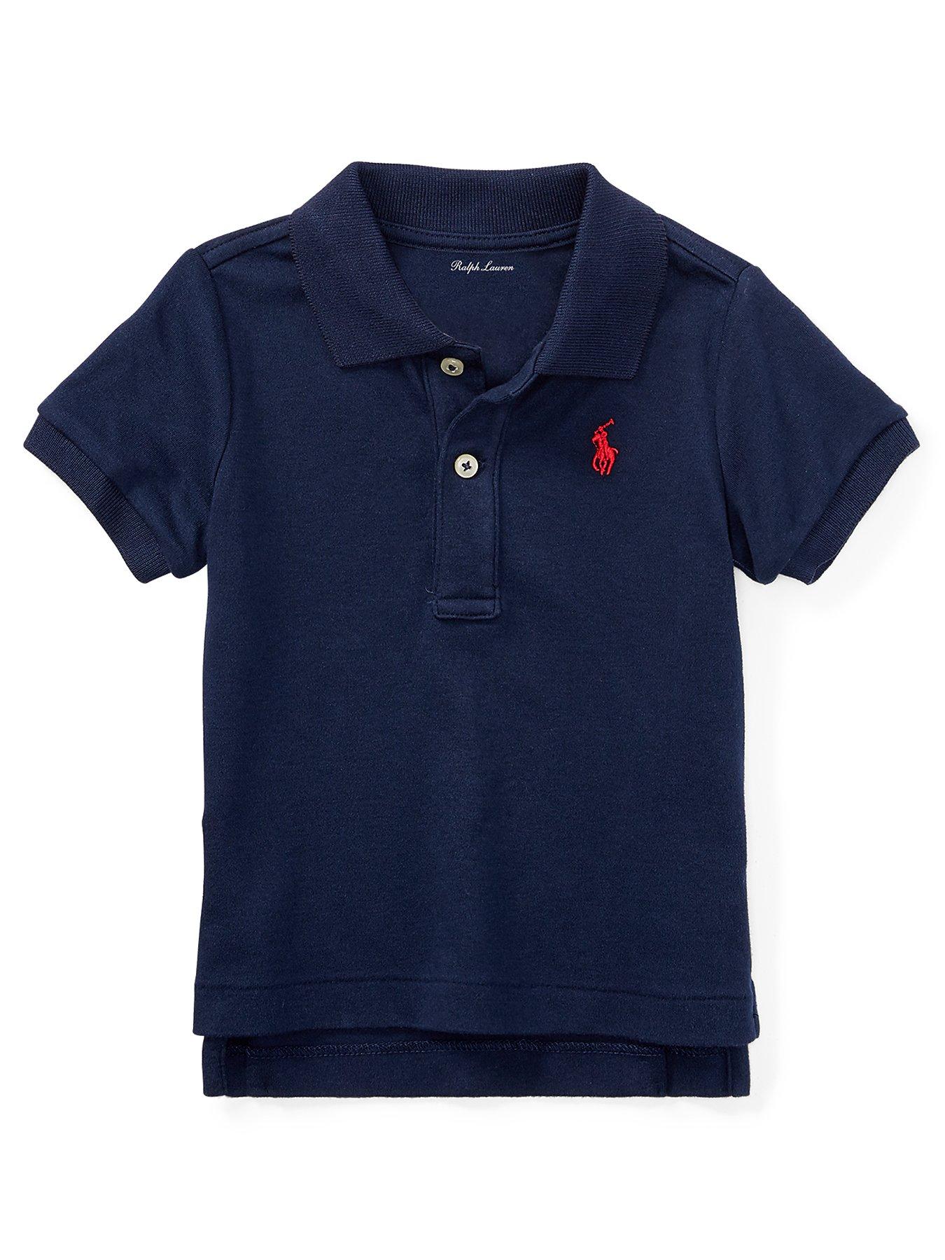 Polo Ralph Lauren Baby Boys Classic Short Sleeve Polo Top - Navy