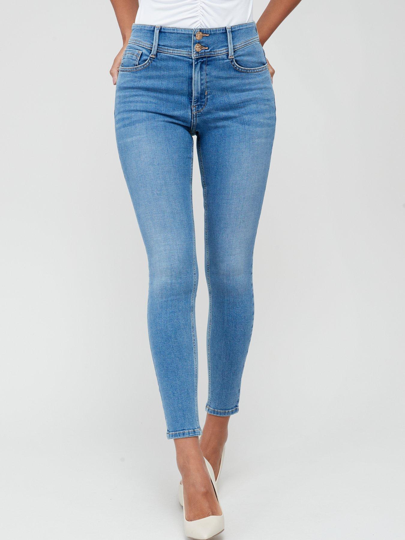 Everyday Long High Waist Jeggings - Indigo