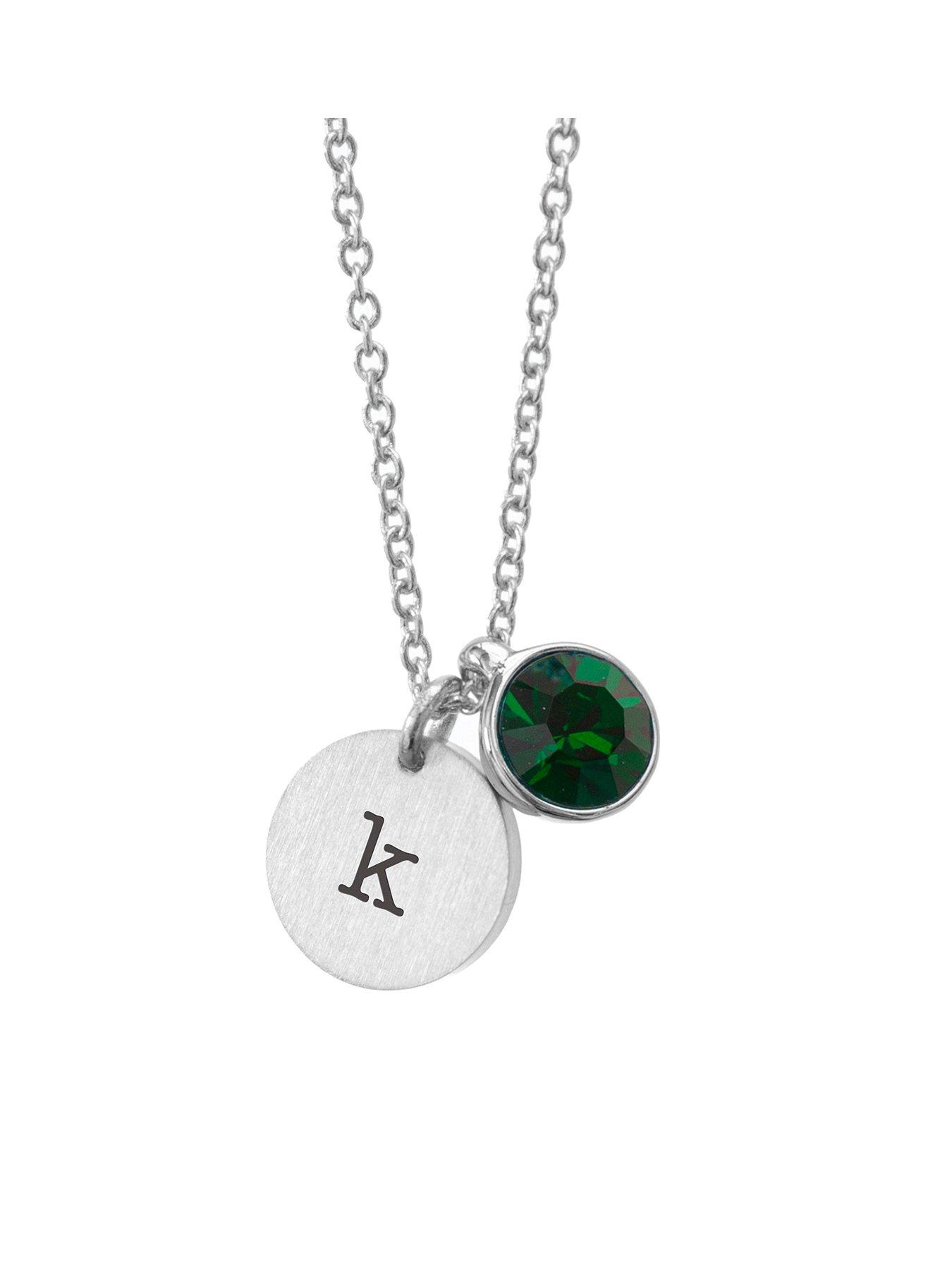 treat-republic-personalised-silver-birthstone-crystal-and-disc-necklace