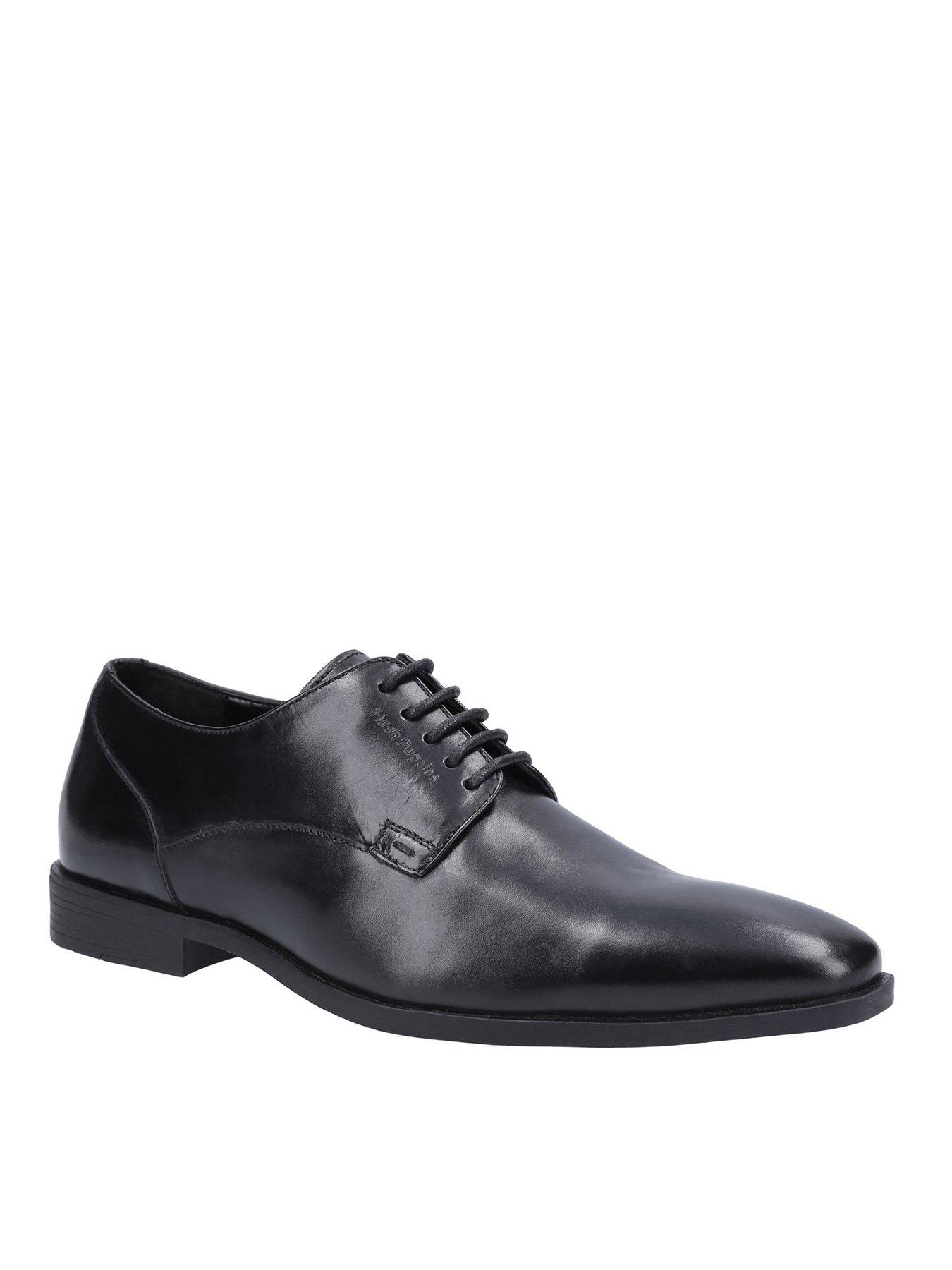 Hush Puppies Ezra Plain Toe Oxford Shoes - Black