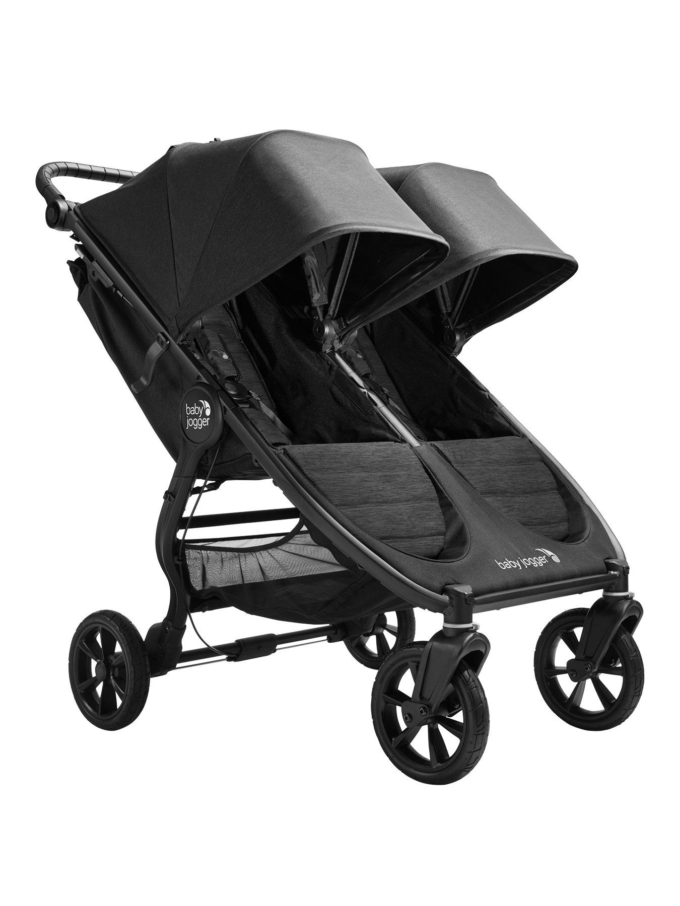 Baby Jogger City Mini GT2 Double Pushchair - Opulent Black