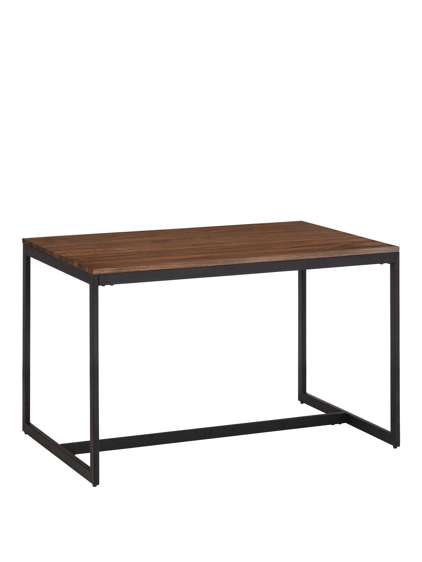 julian-bowen-tribeca-120-cm-diningnbsptable-2-tribecanbspbenches-walnutback