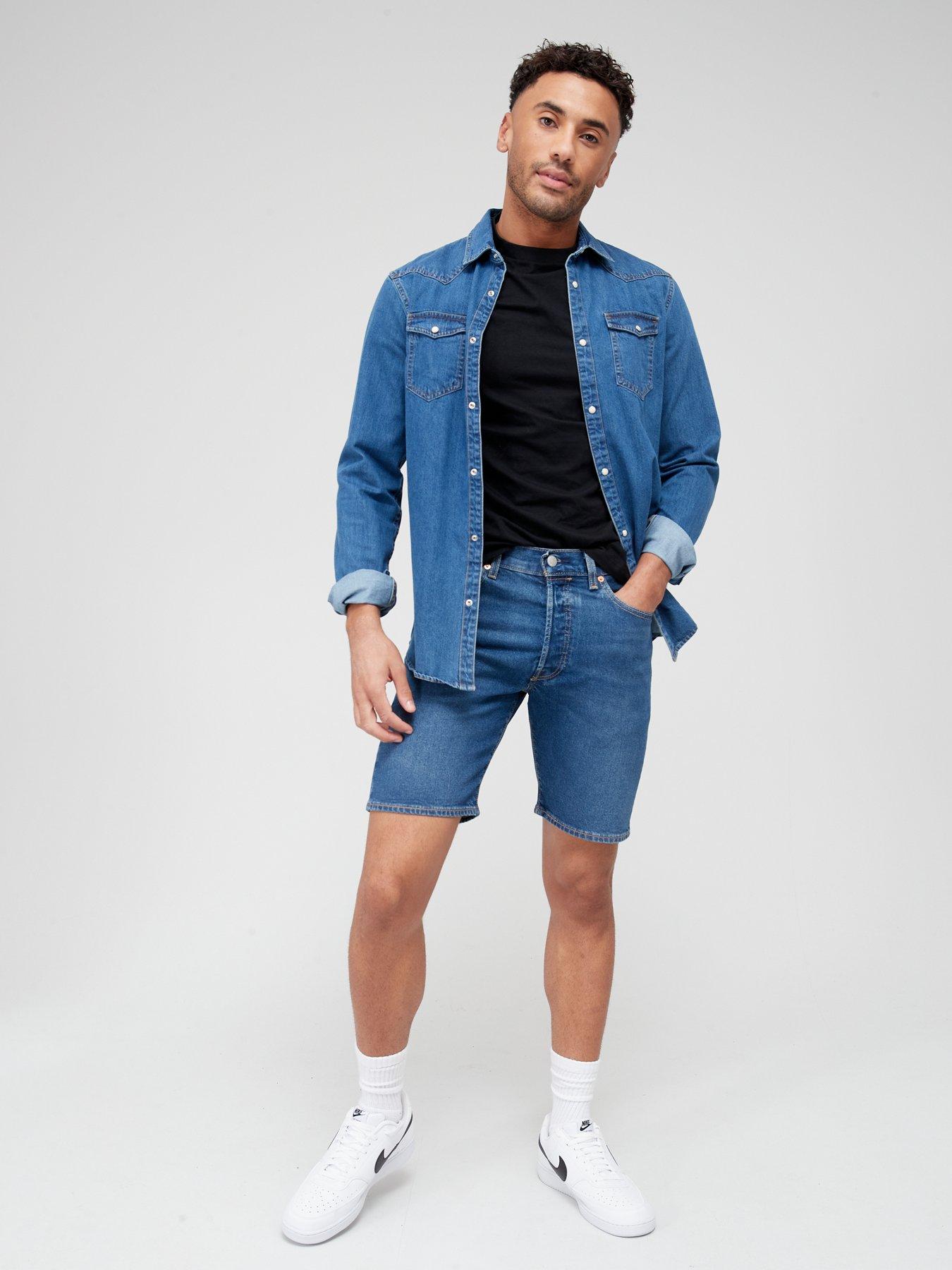 levis-501reg-regular-fit-hemmed-denim-shortsback