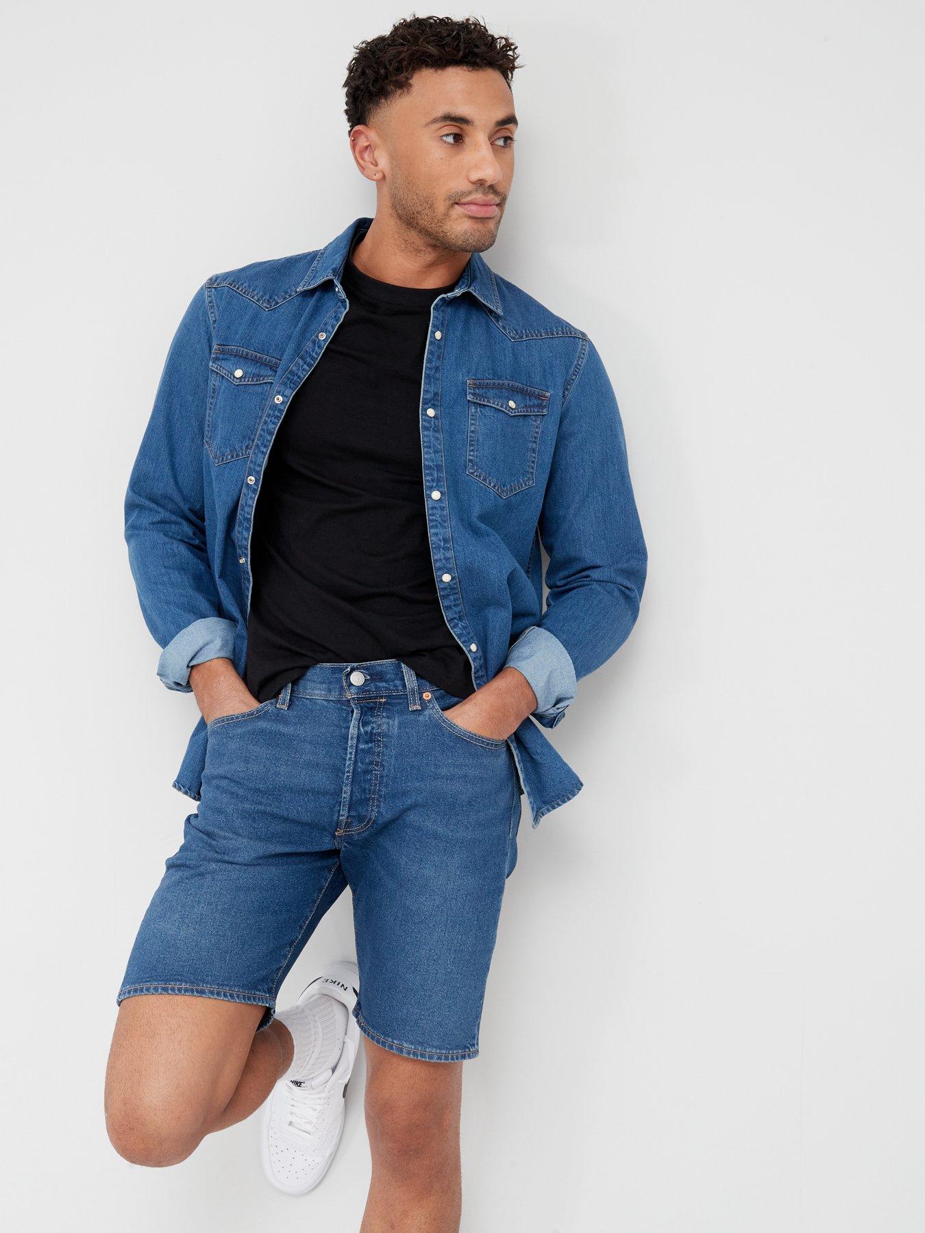 levis-501reg-regular-fit-hemmed-denim-shortsoutfit