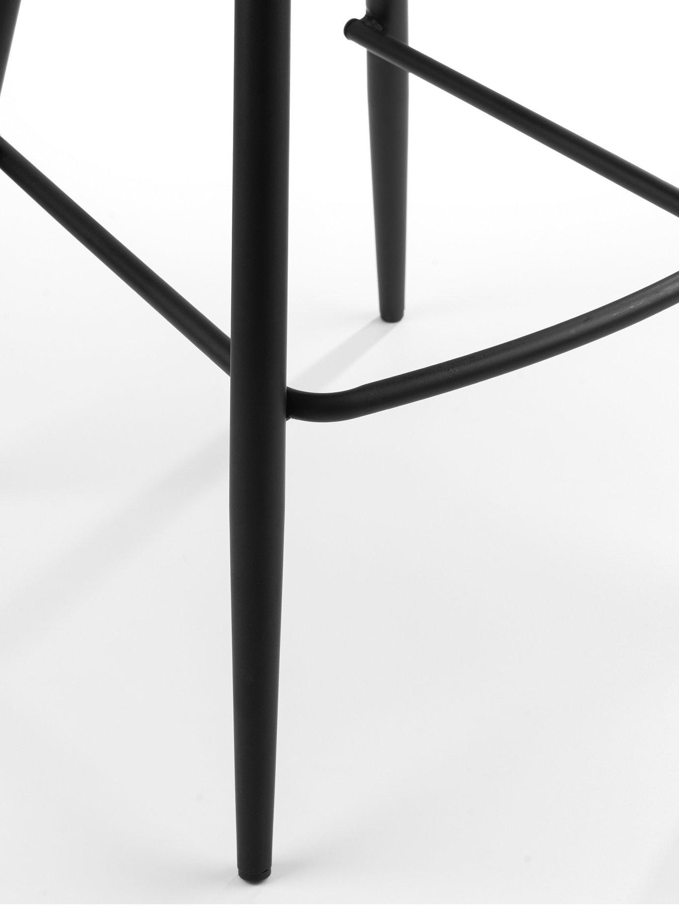 julian-bowen-soho-faux-leather-barstool-blackdetail