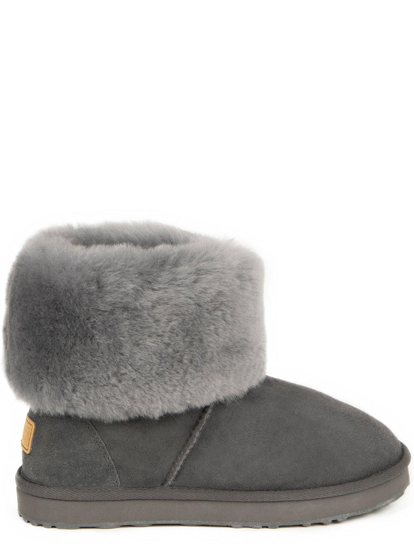Image 2 of 5 of Just Sheepskin Ladies Cornwall Sheepskin Boot - Granite