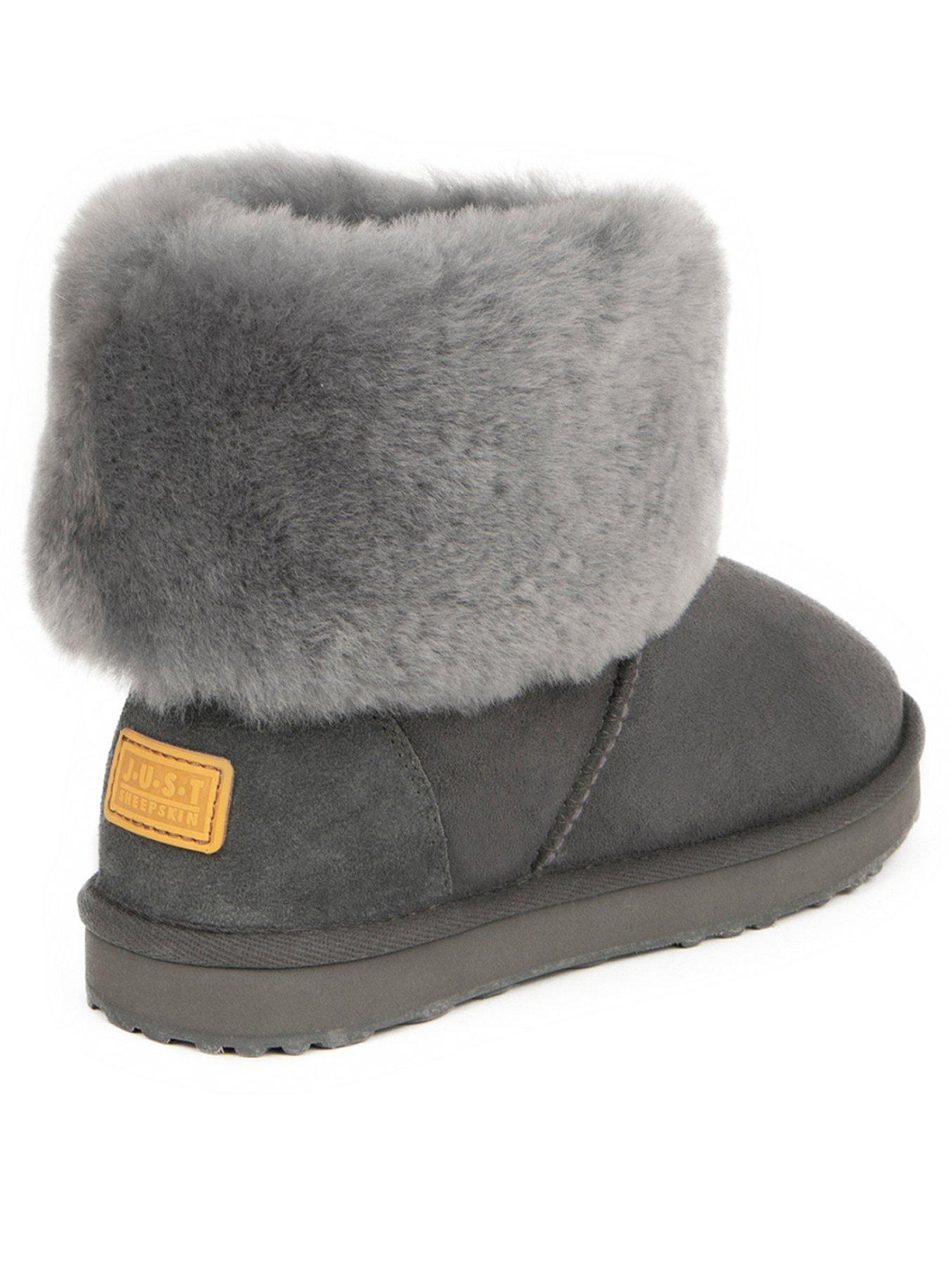 Image 3 of 5 of Just Sheepskin Ladies Cornwall Sheepskin Boot - Granite