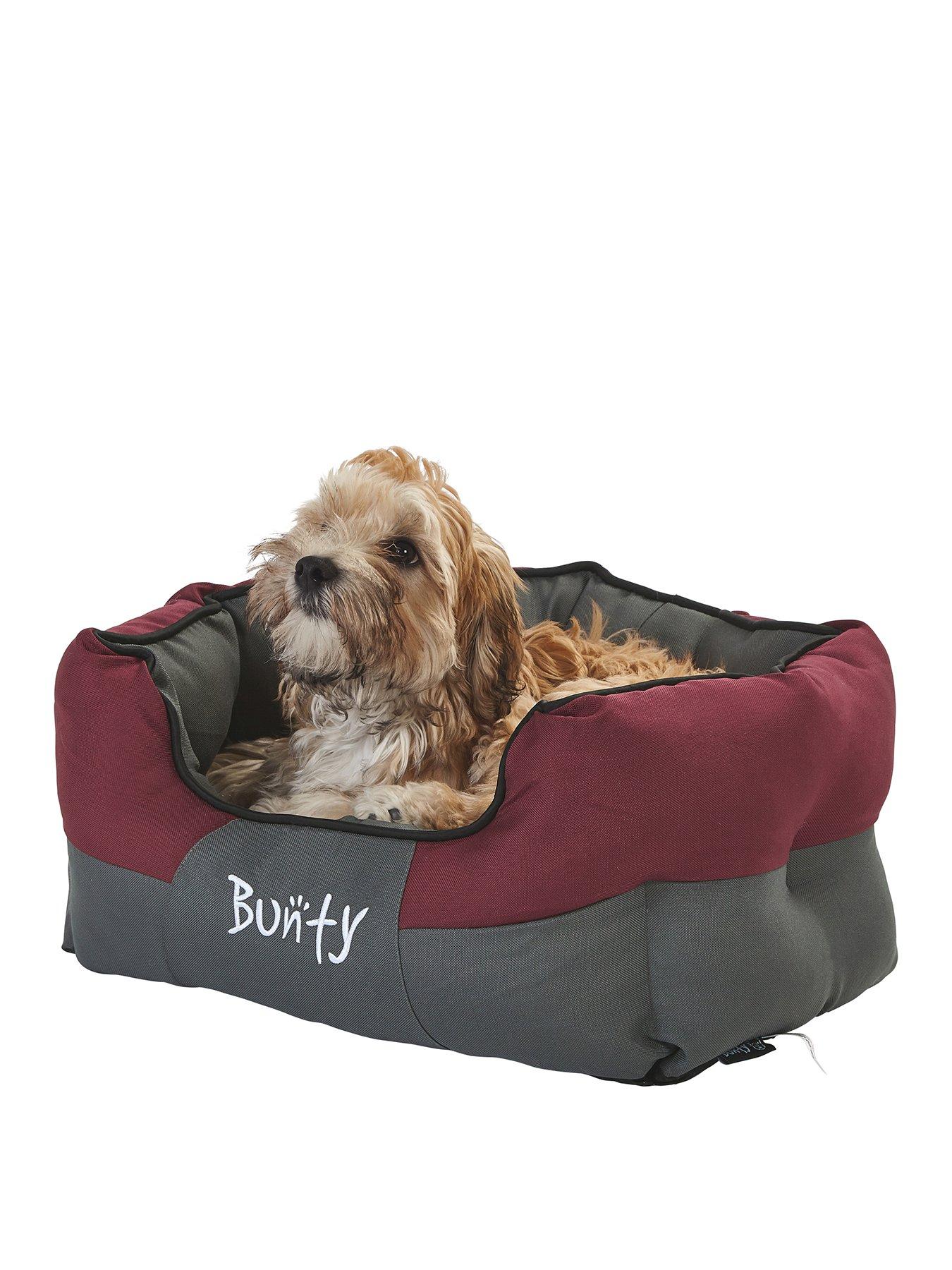 bunty-anchor-pet-bed-red